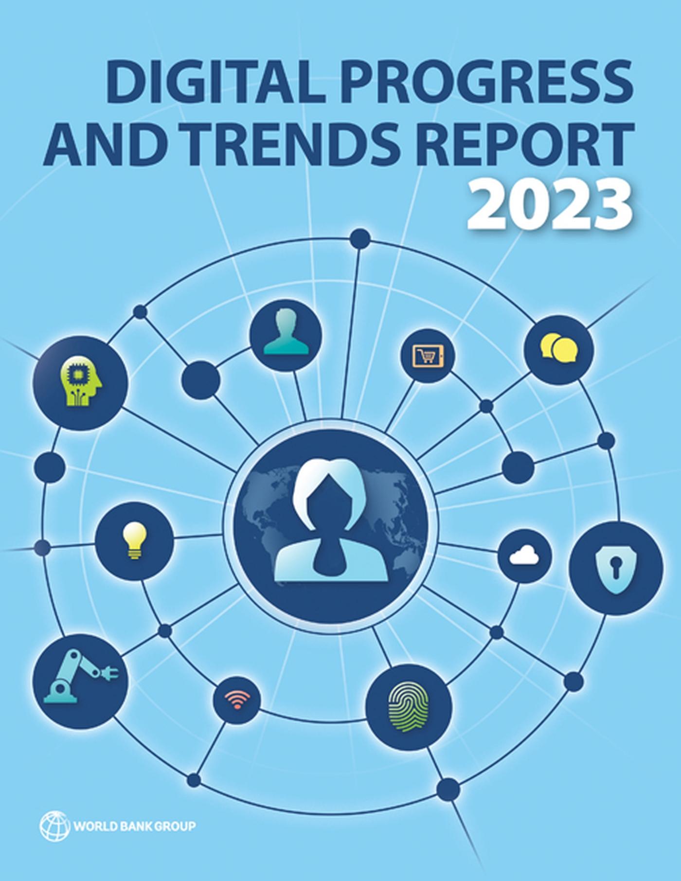 Vorderes Coverbild Digital Progress and Trends Report 2023