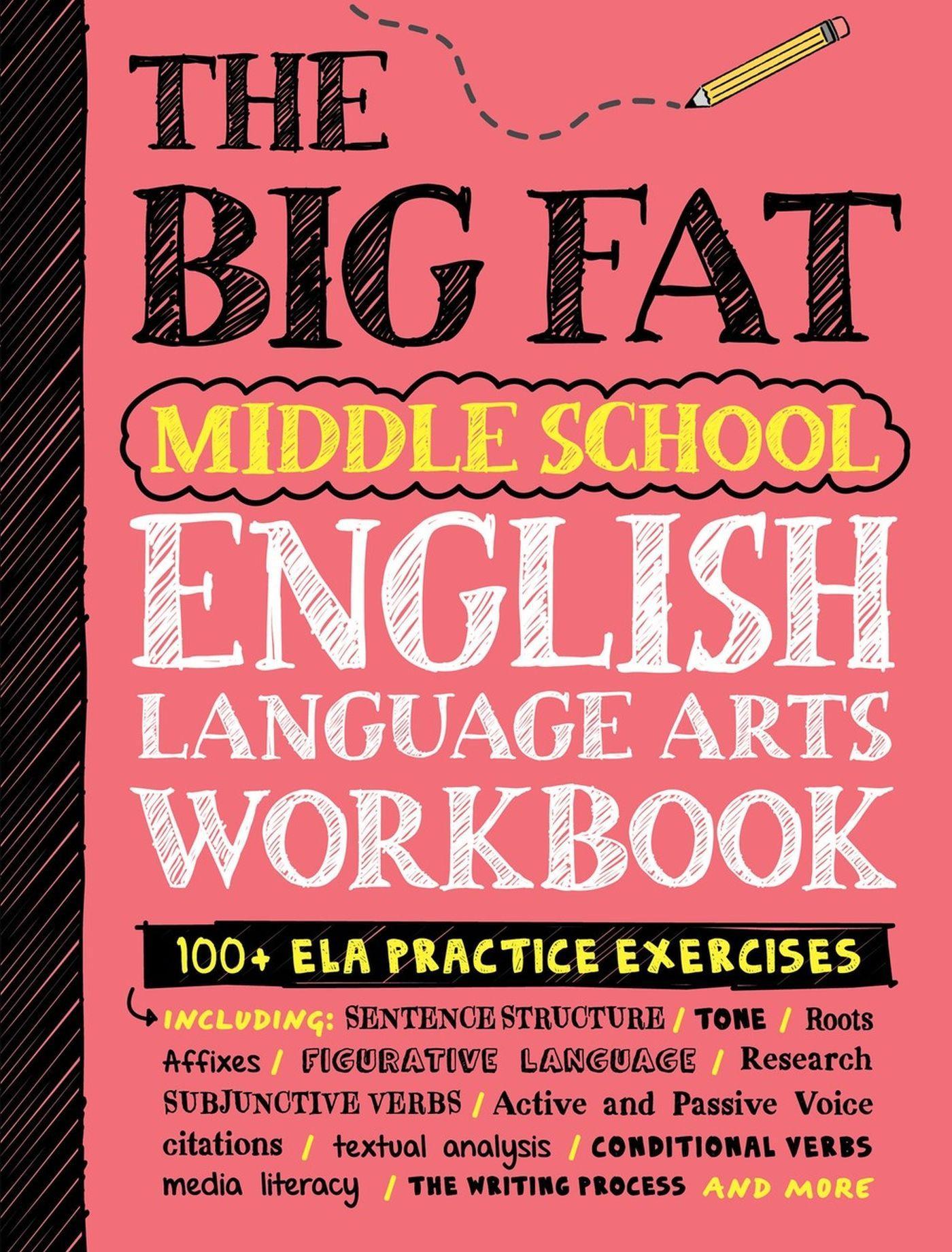 Vorderes Coverbild The Big Fat Middle School English Language Arts Workbook