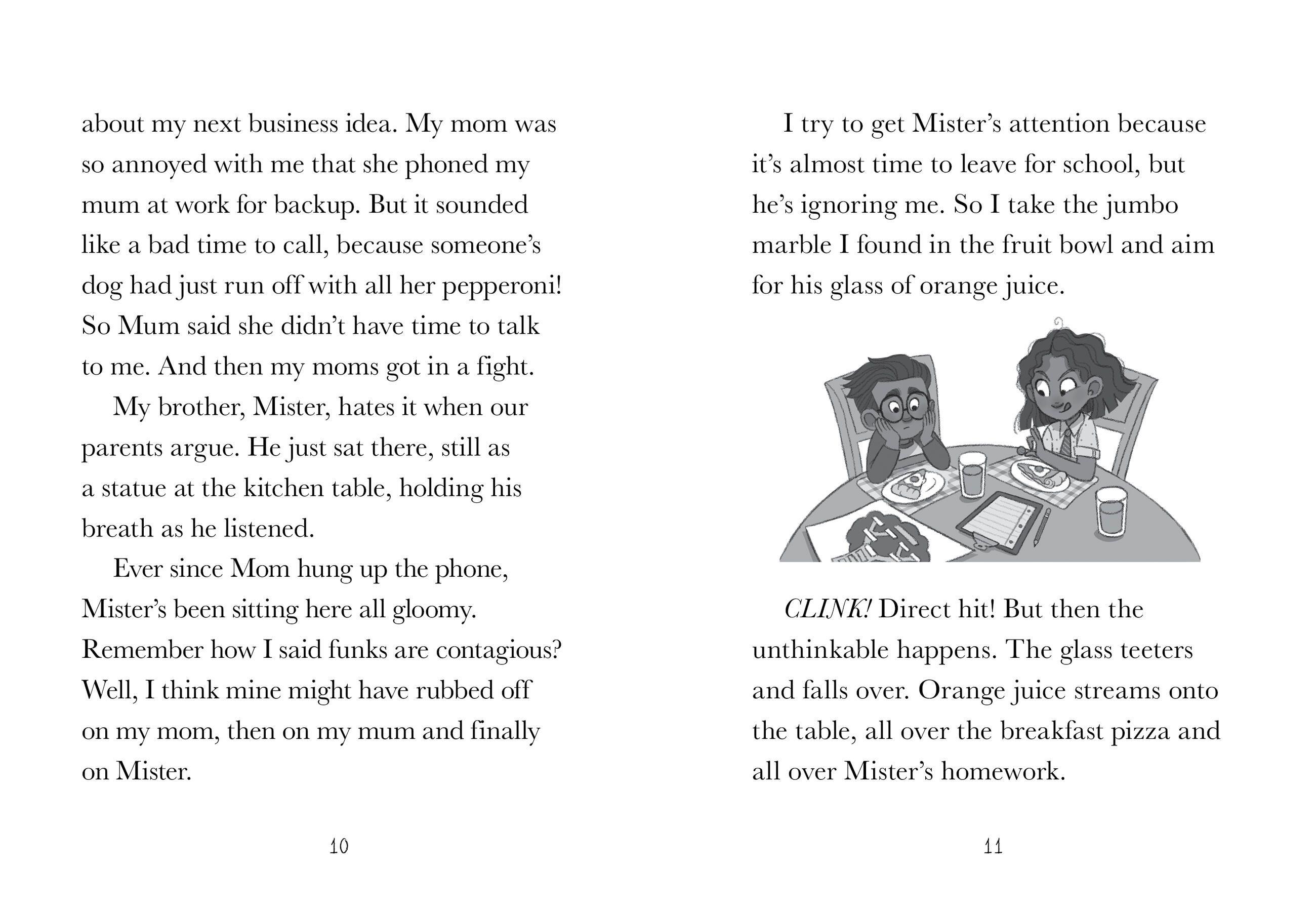 Beispielinhalt (Bild) Wednesday Wilson Fixes All Your Problems