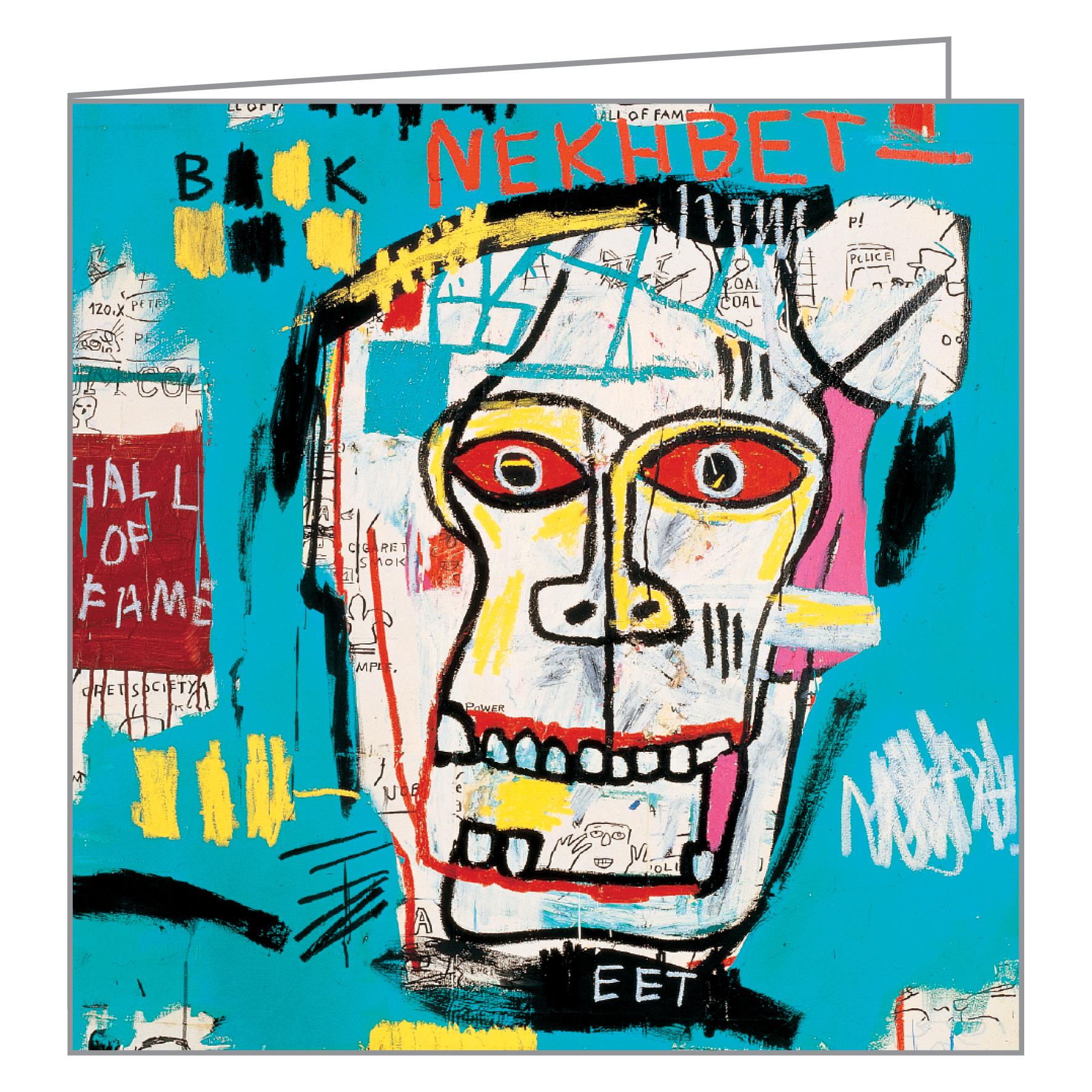 Beispielinhalt (Bild) Jean-Michel Basquiat Mini Fliptop Notecard Box