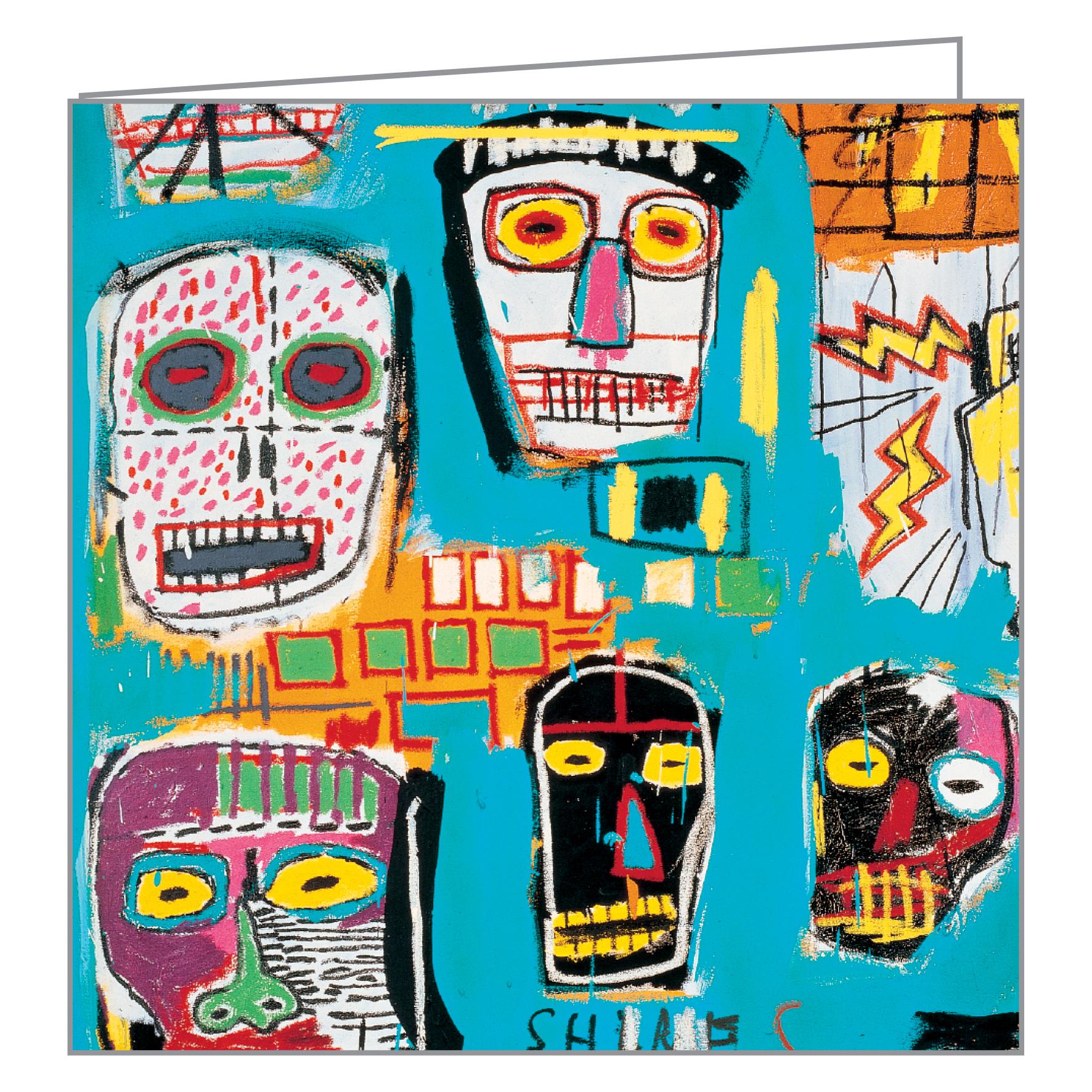 Beispielinhalt (Bild) Jean-Michel Basquiat Mini Fliptop Notecard Box
