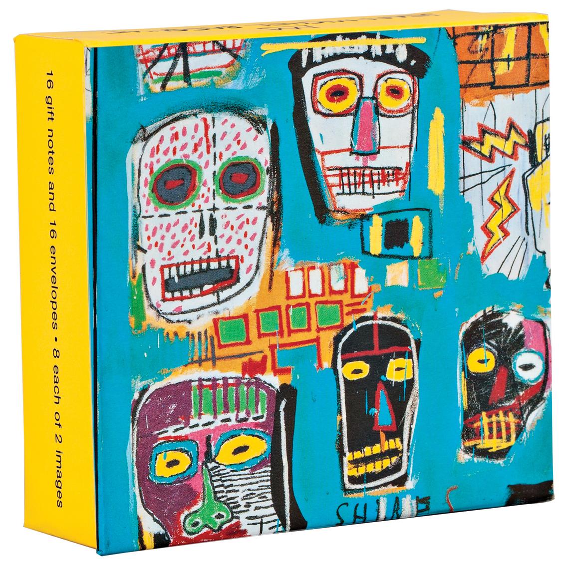 Vorderes Coverbild Jean-Michel Basquiat Mini Fliptop Notecard Box