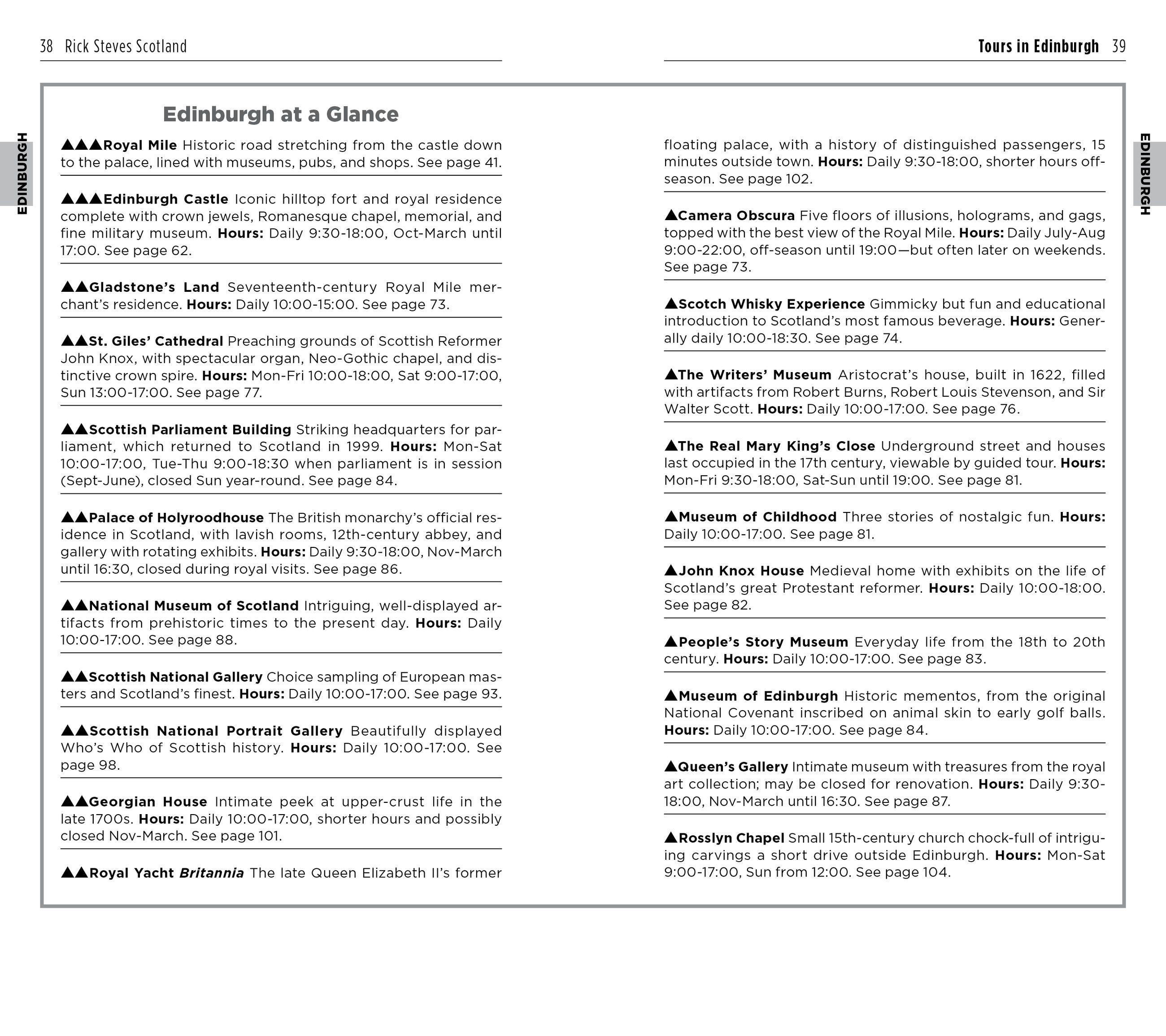 Beispielinhalt (Bild) Rick Steves Scotland