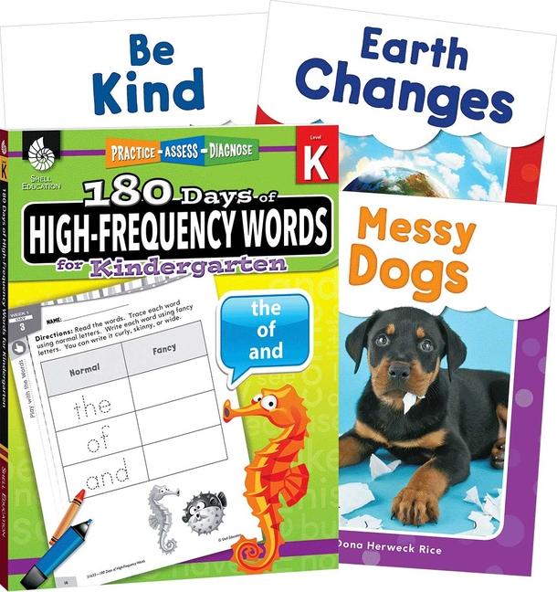 Vorderes Coverbild Learn-At-Home: High-Frequency Words Bundle Grade K: 4-Book Set