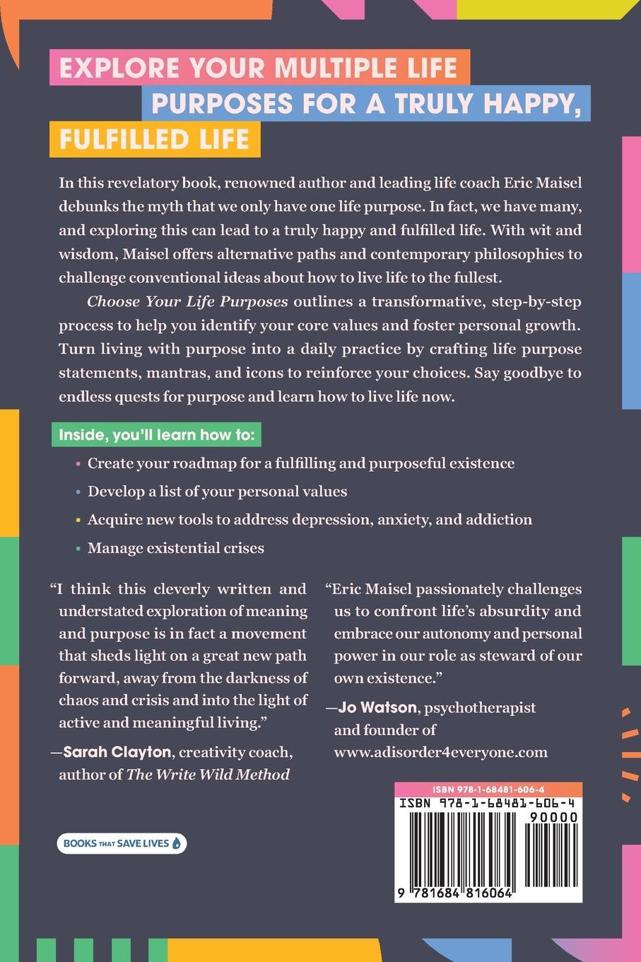Rückseitencover Choose Your Life Purposes
