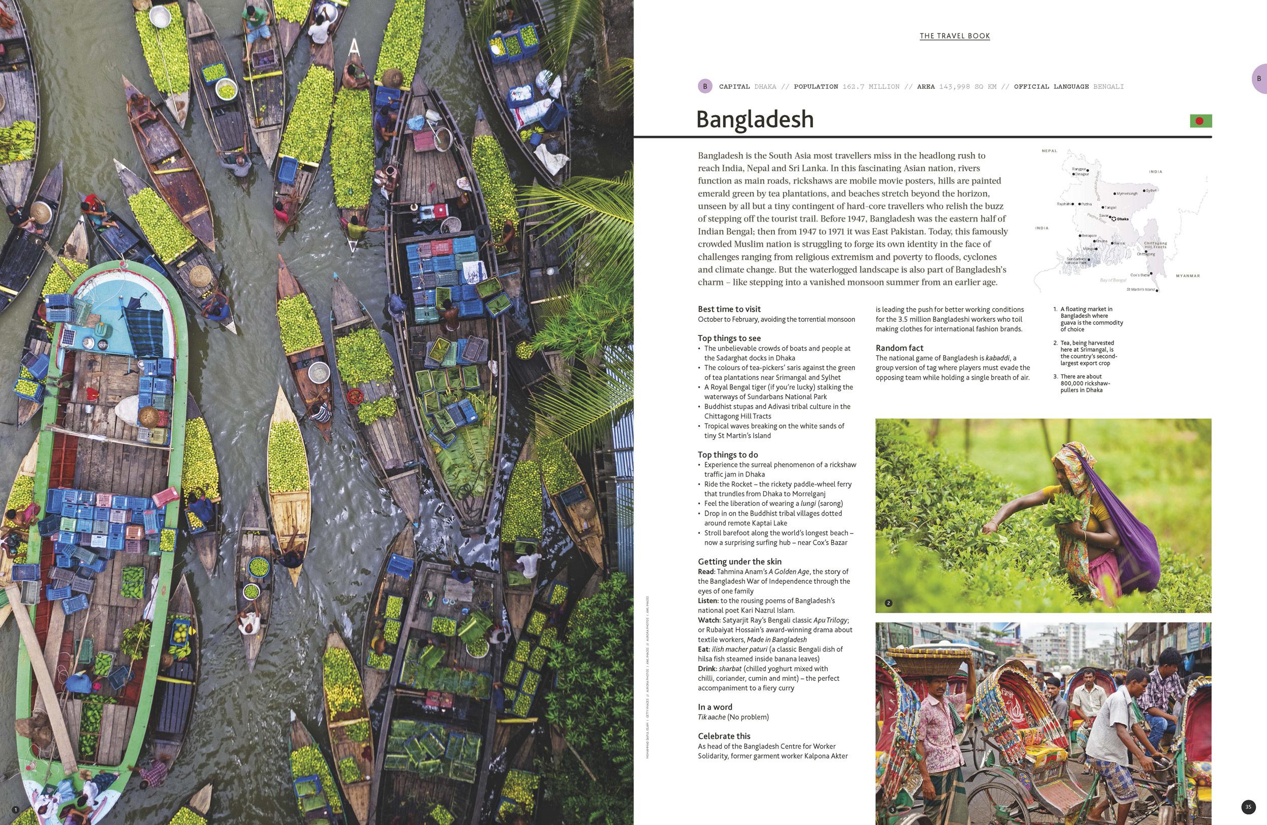 Beispielinhalt (Bild) Lonely Planet The Travel Book