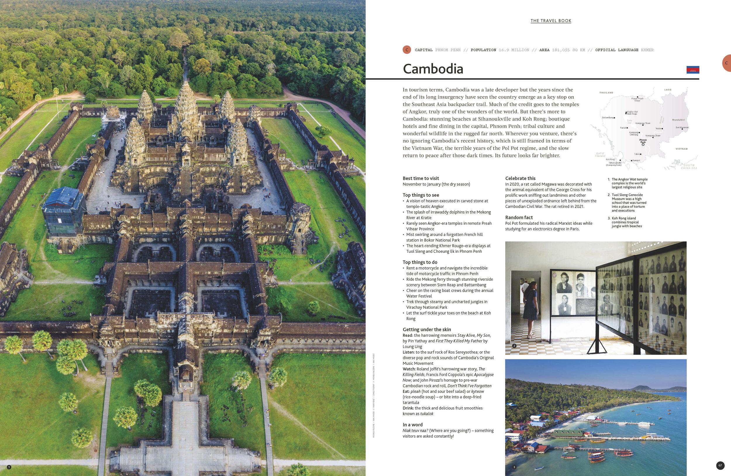 Beispielinhalt (Bild) Lonely Planet The Travel Book