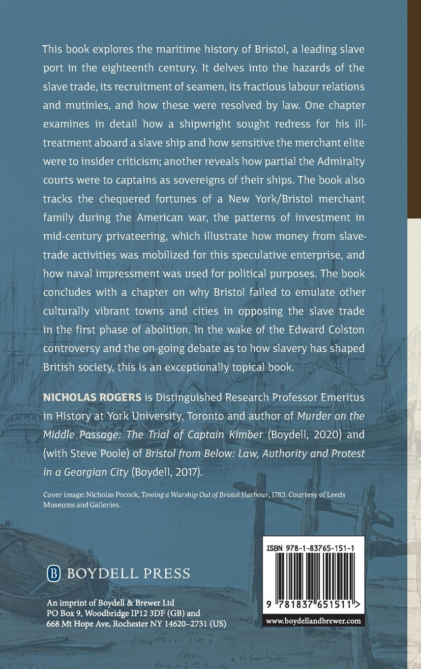 Rückseitencover Maritime Bristol in the Slave-Trade Era