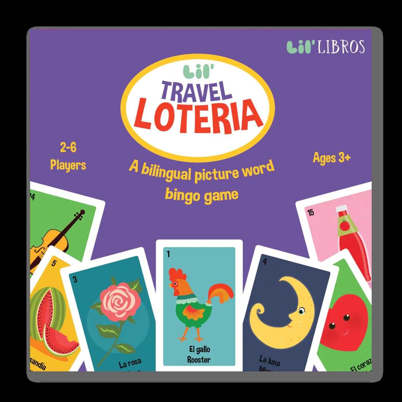 Vorderes Coverbild Lil' Travel Loteria (Bilingual: English/Spanish)