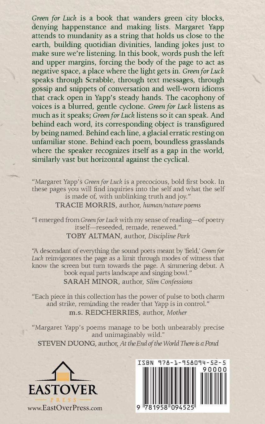 Rückseitencover Green for Luck