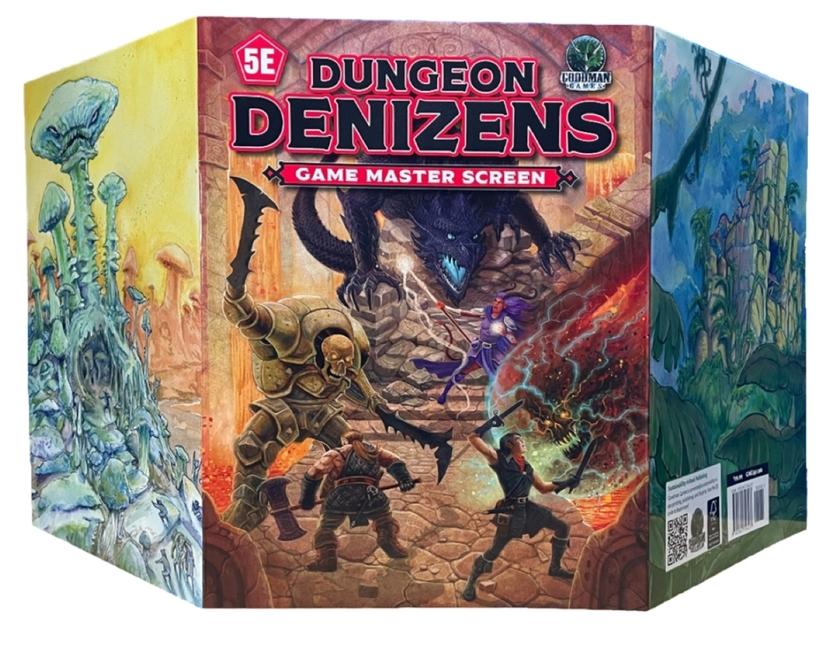 Vorderes Coverbild Dungeon Denizens 5E Game Master Screen