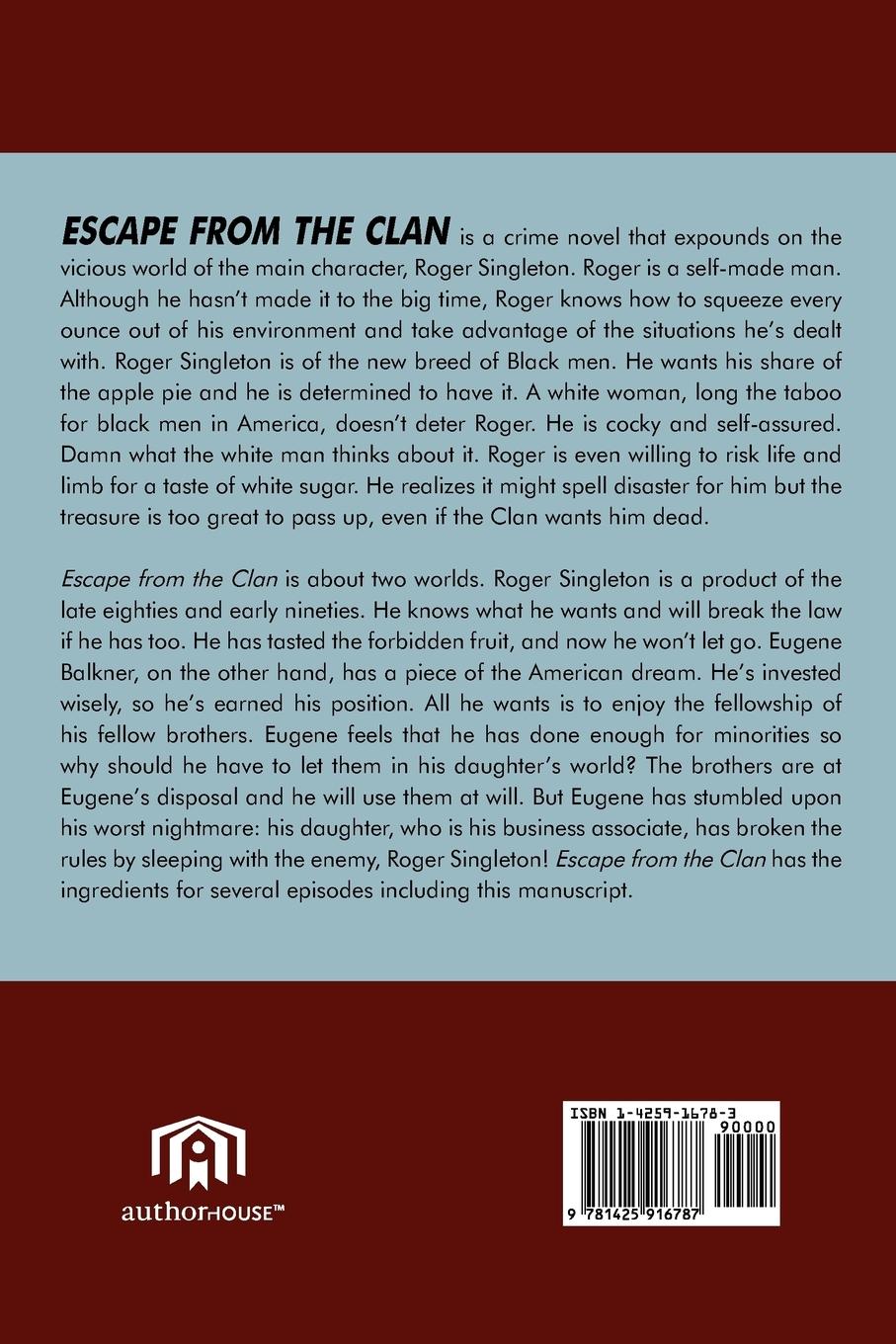 Rückseitencover Escape From The Clan