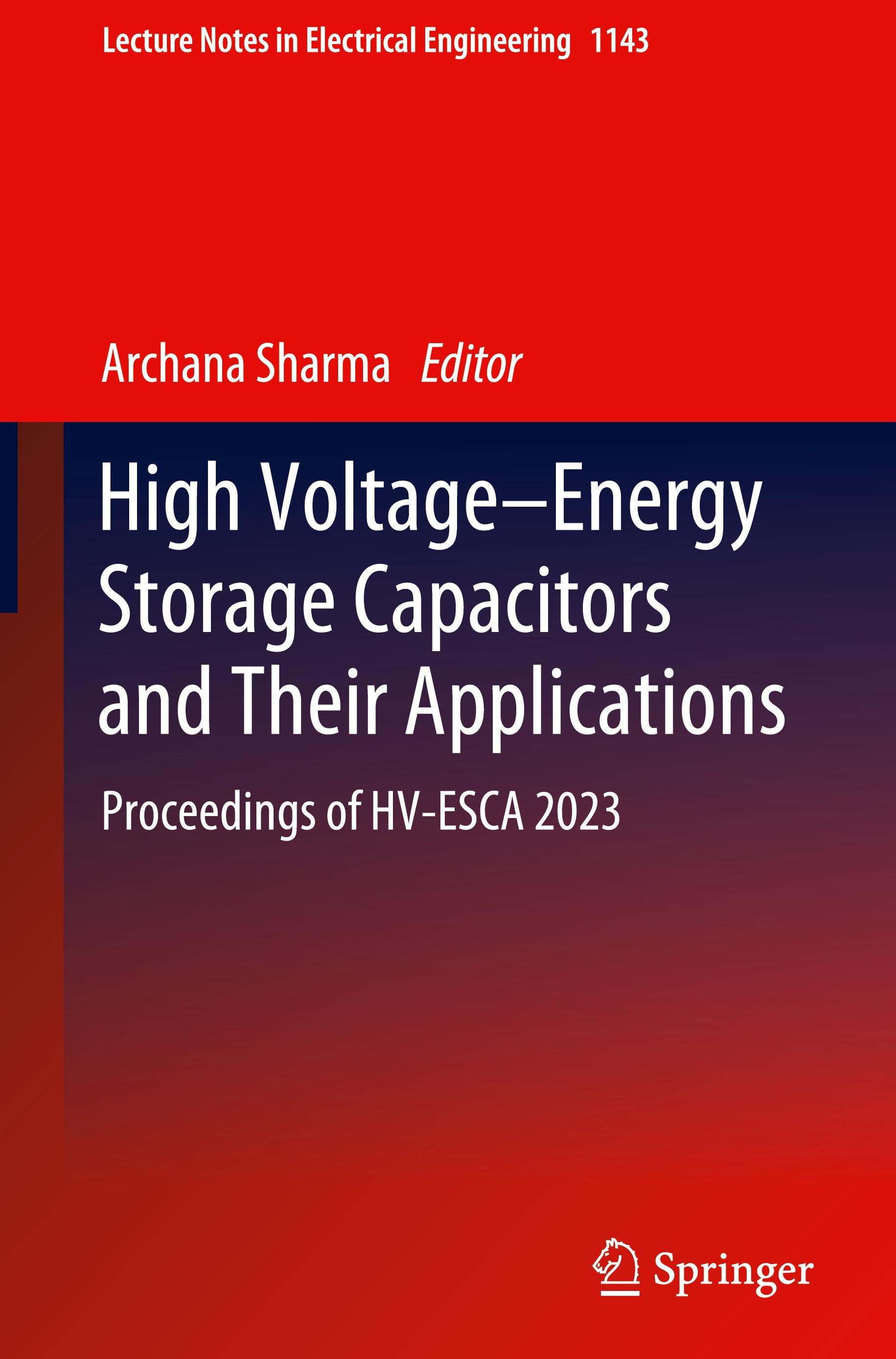Vorderes Coverbild High Voltage-Energy Storage Capacitors and Their Applications