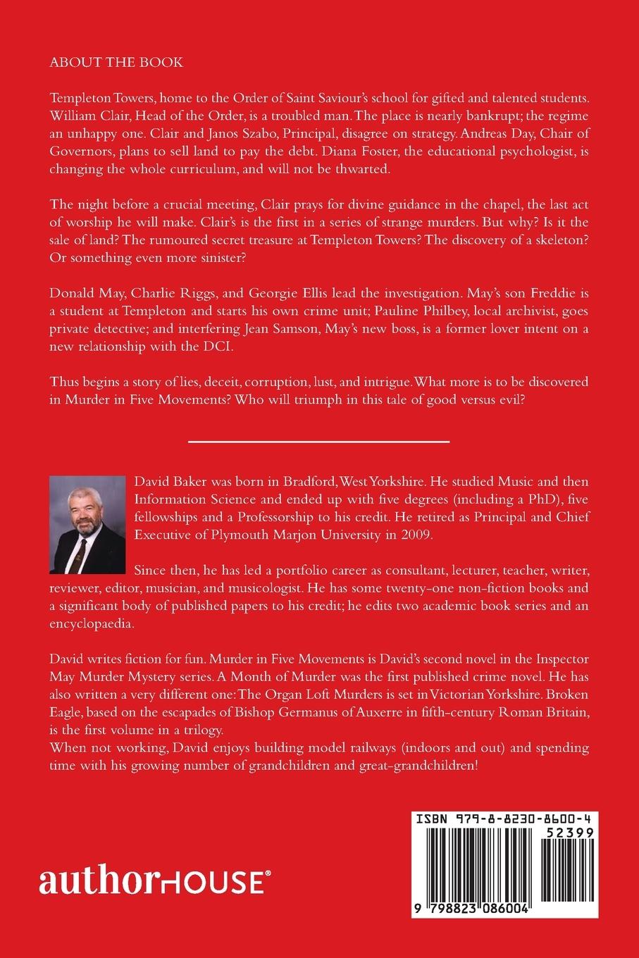 Rückseitencover Murder in Five Movements