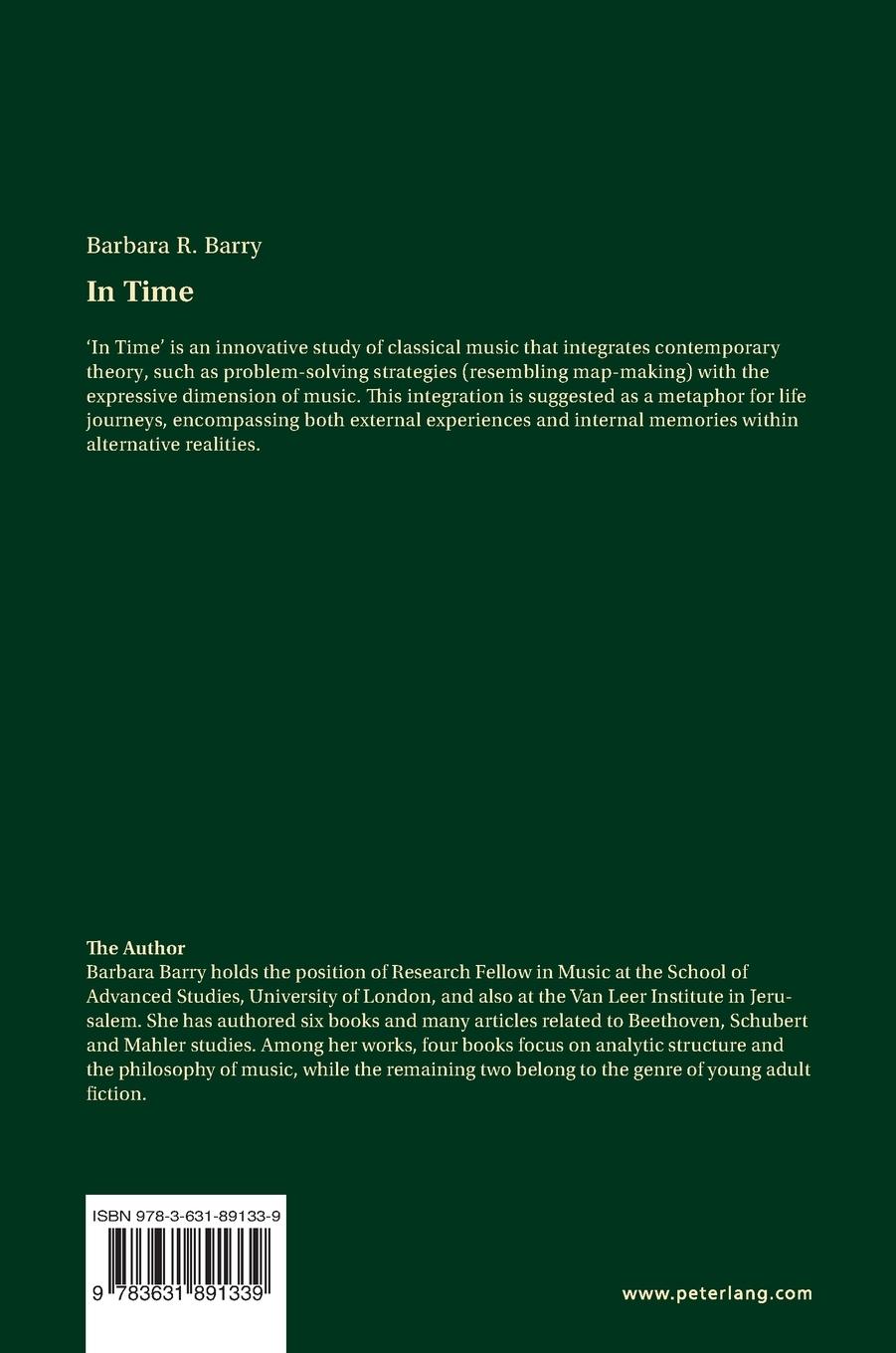 Rückseitencover In Time