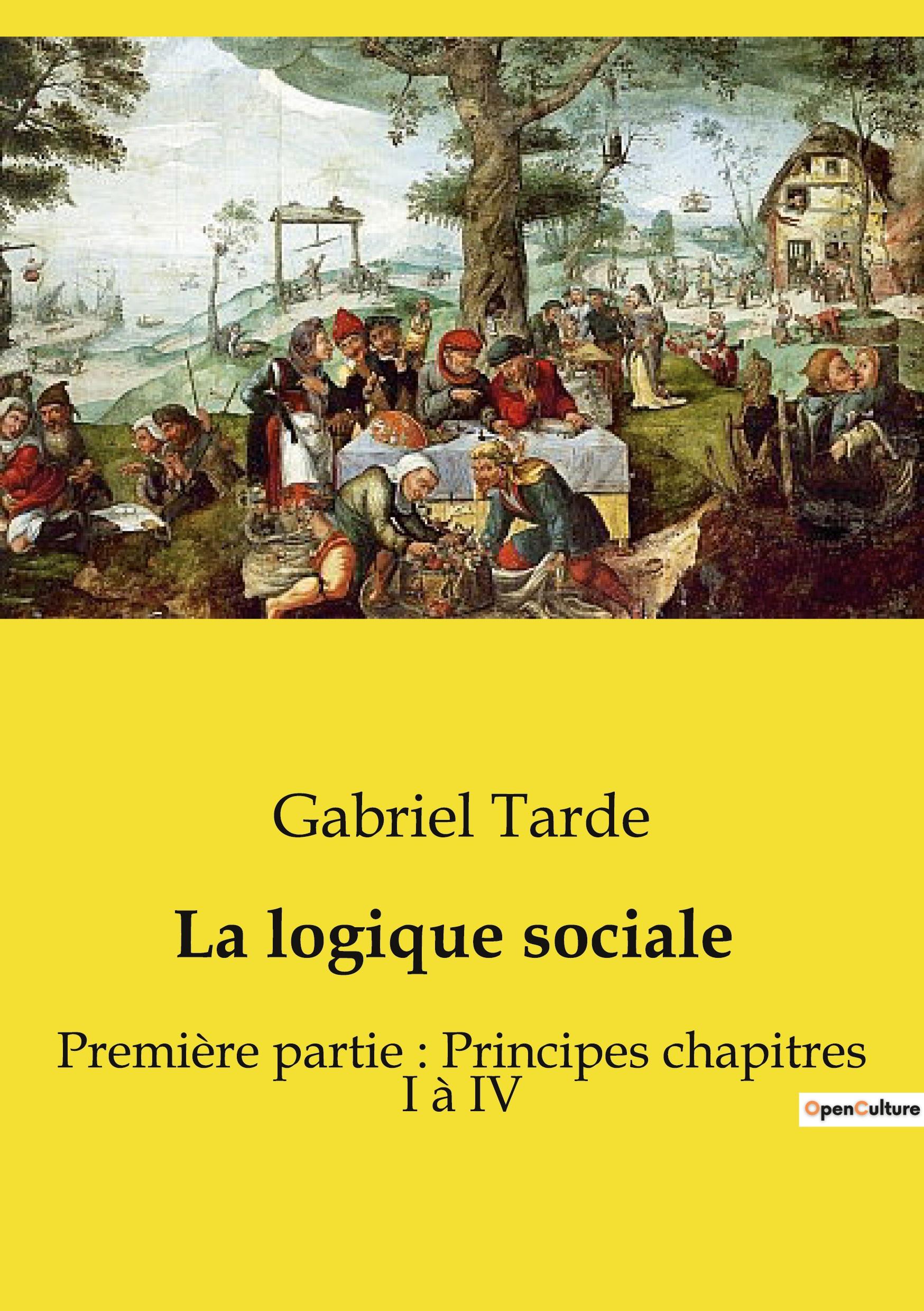 Vorderes Coverbild La logique sociale