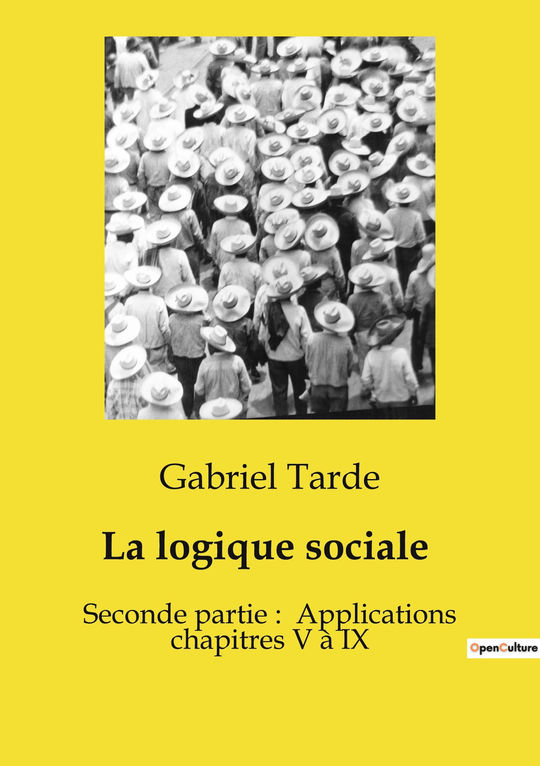 Vorderes Coverbild La logique sociale