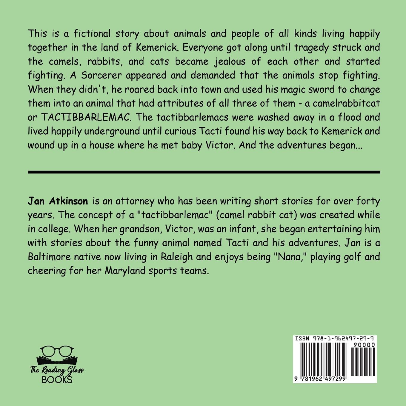 Rückseitencover Victor and the Tactibbarlemac