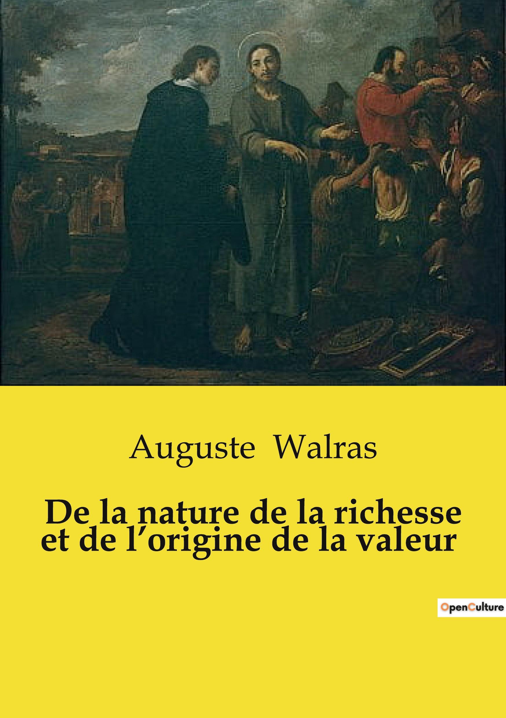Vorderes Coverbild De la nature de la richesse et de l'origine de la valeur