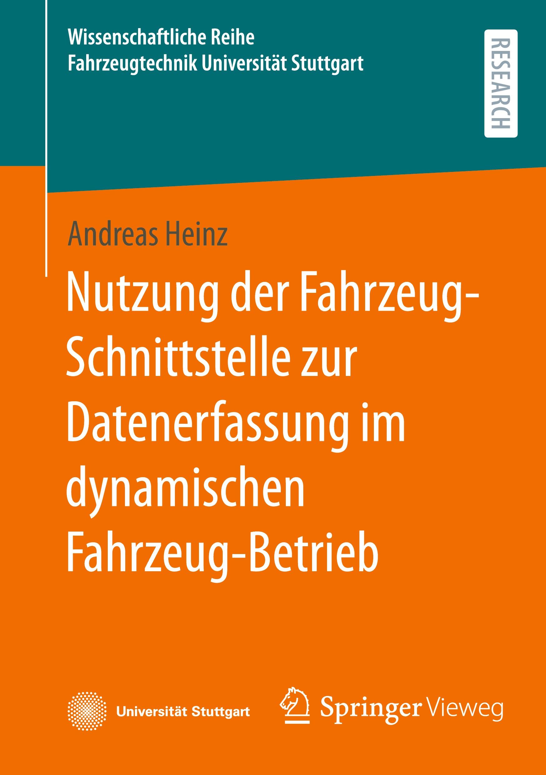 Vorderes Coverbild Nutzung der Fahrzeug-Schnittstelle zur Datenerfassung im dynamischen Fahrzeug-Betrieb