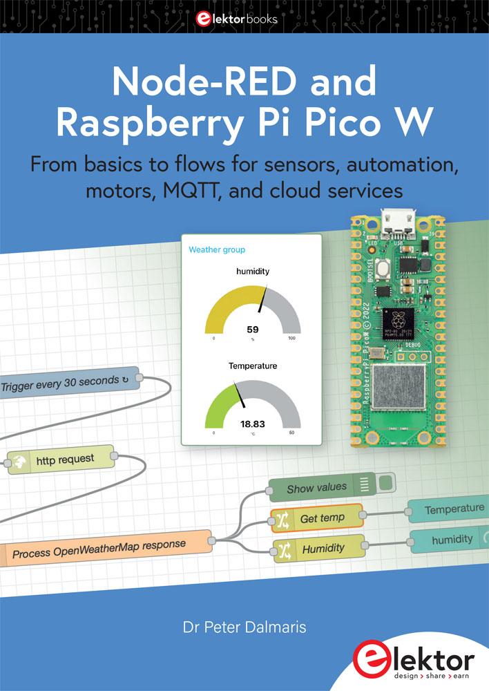 Vorderes Coverbild Node-RED and Raspberry Pi Pico W