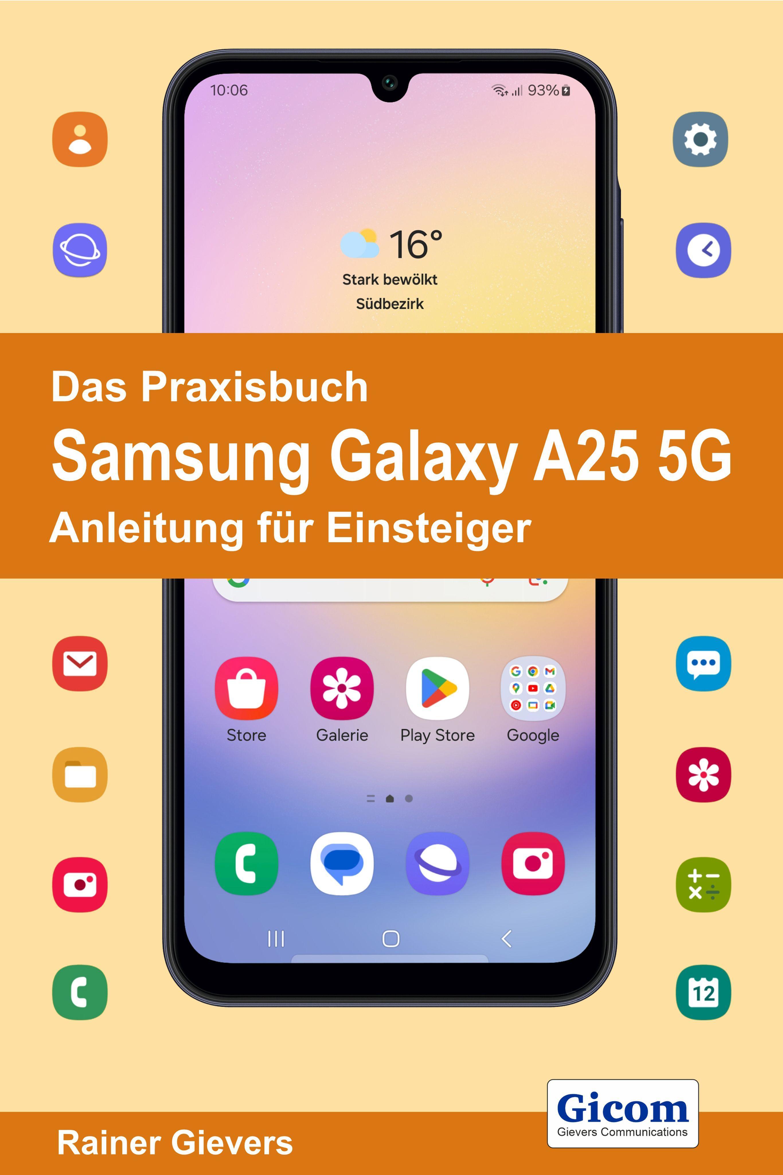 Vorderes Coverbild Das Praxisbuch Samsung Galaxy A25 5G - Anleitung für Einsteiger