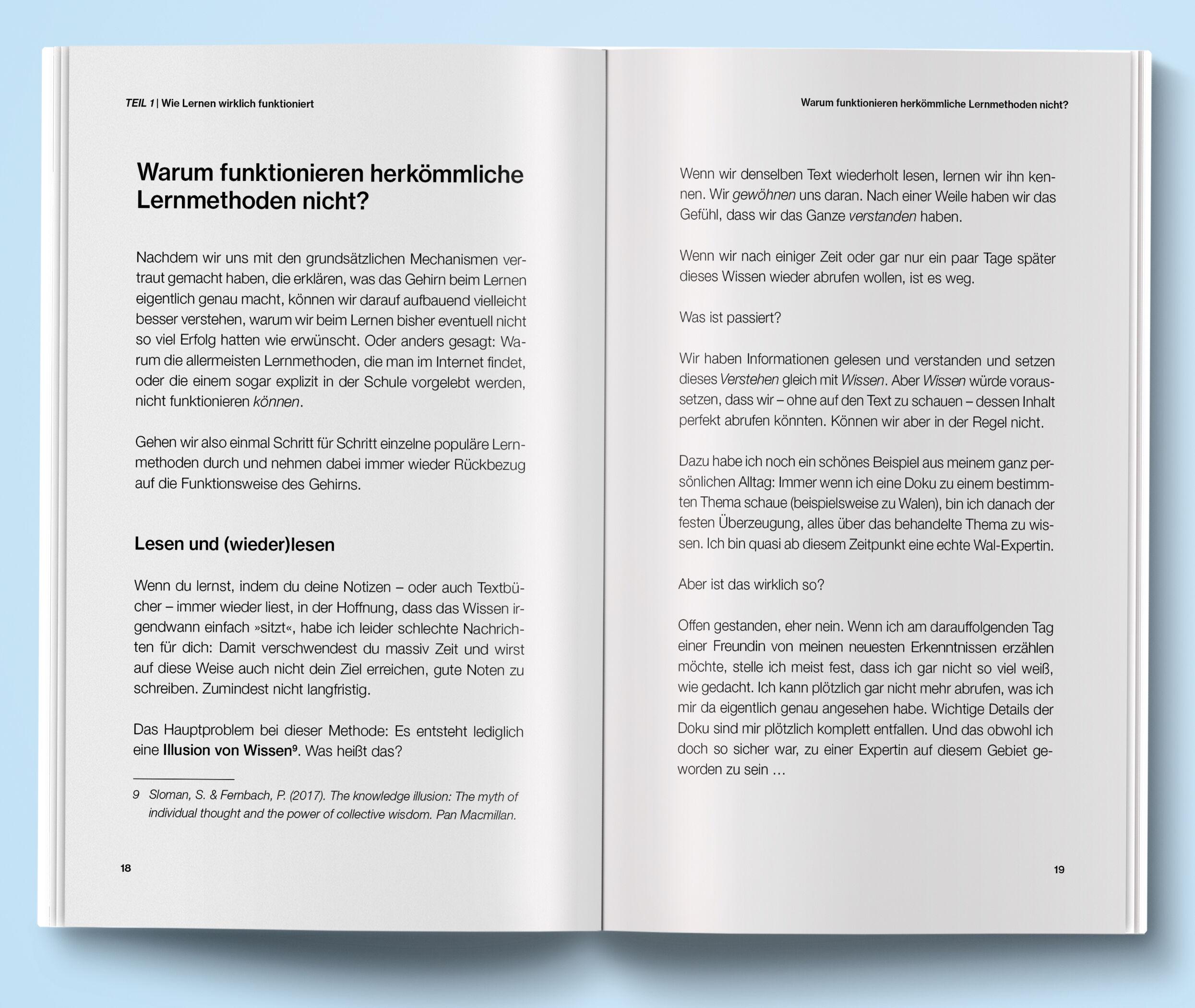 Beispielinhalt (Bild) Dieses Buch wird dein Lernen verändern