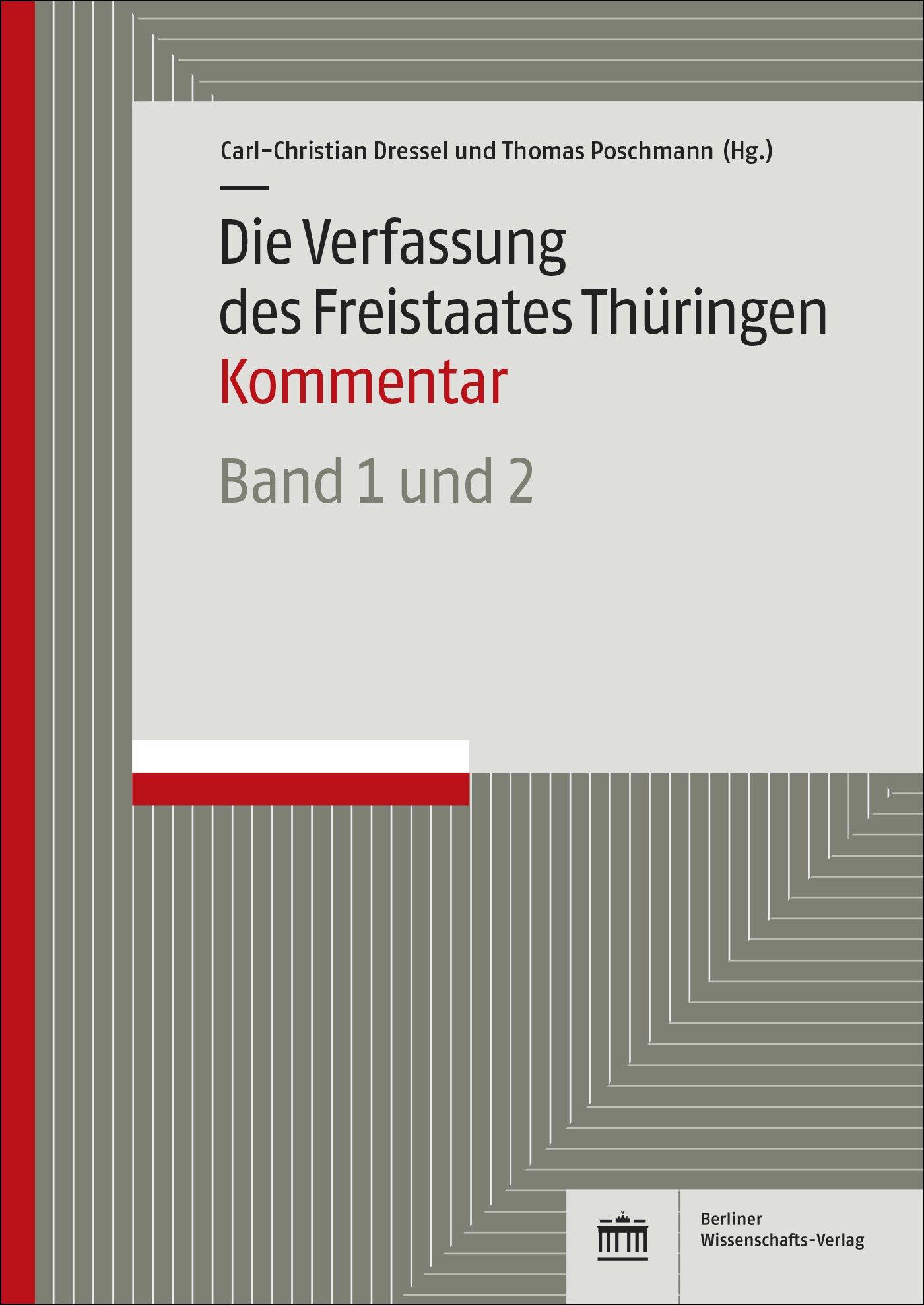 Vorderes Coverbild Die Verfassung des Freistaates Thüringen