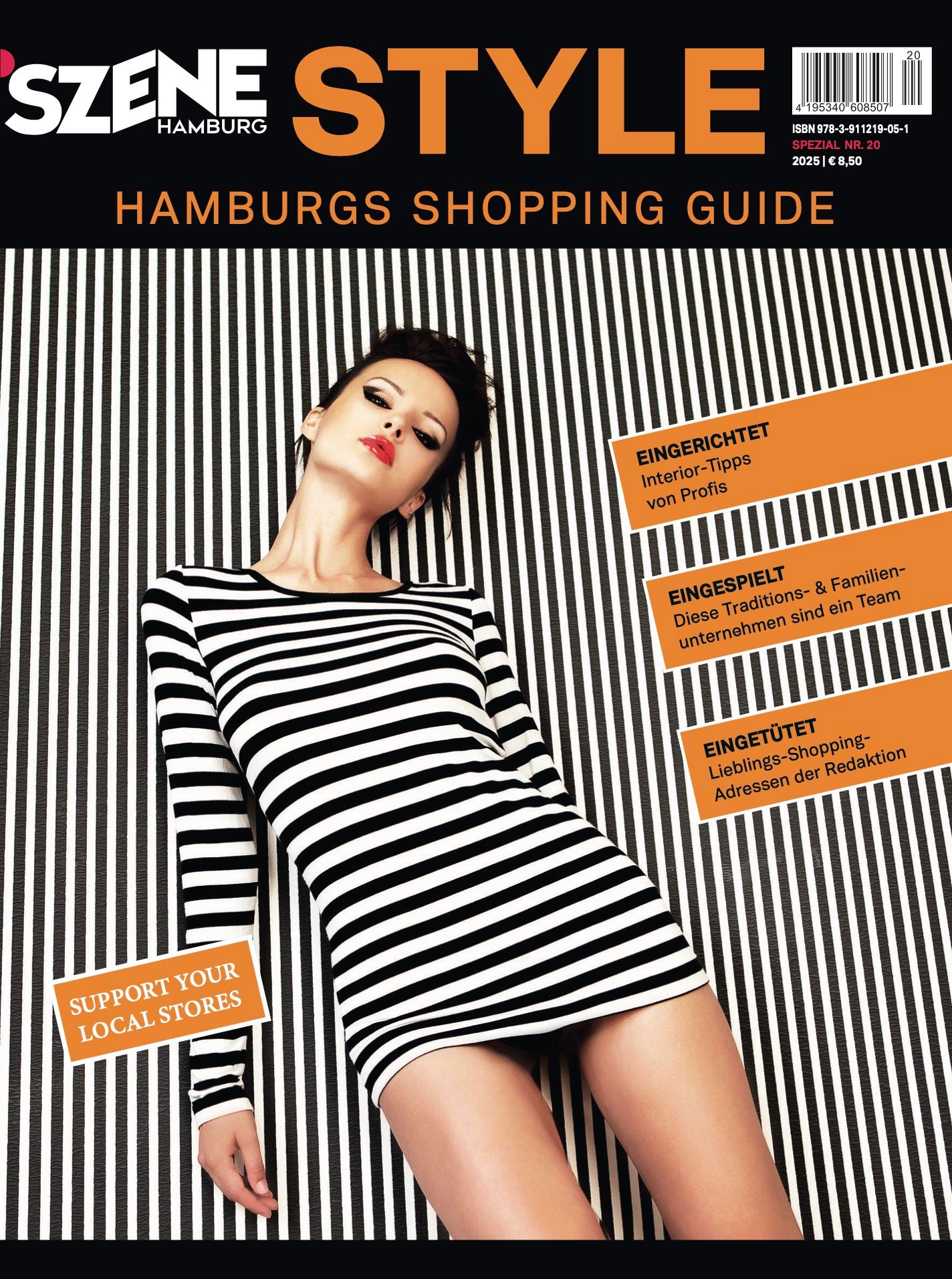 Vorderes Coverbild SZENE HAMBURG STYLE 2024/2025
