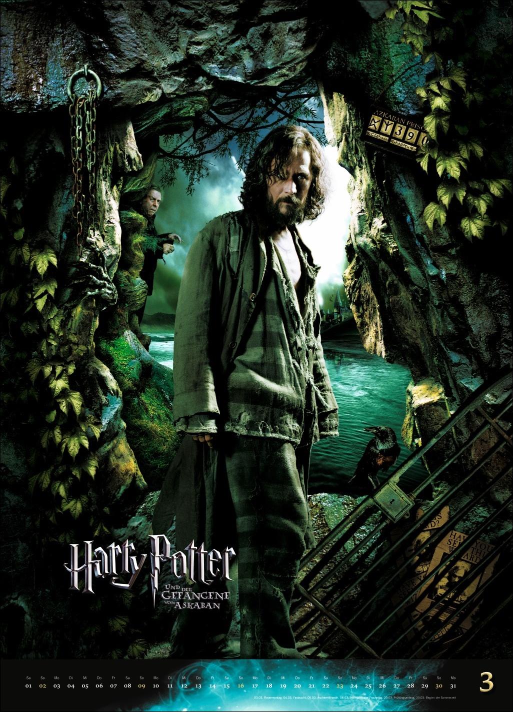 Beispielinhalt (Bild) Harry Potter Filmplakate Edition Kalender 2025