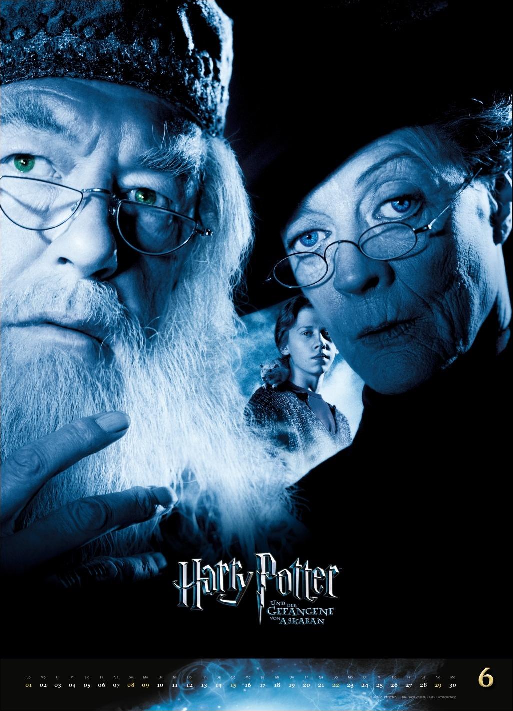 Beispielinhalt (Bild) Harry Potter Filmplakate Edition Kalender 2025