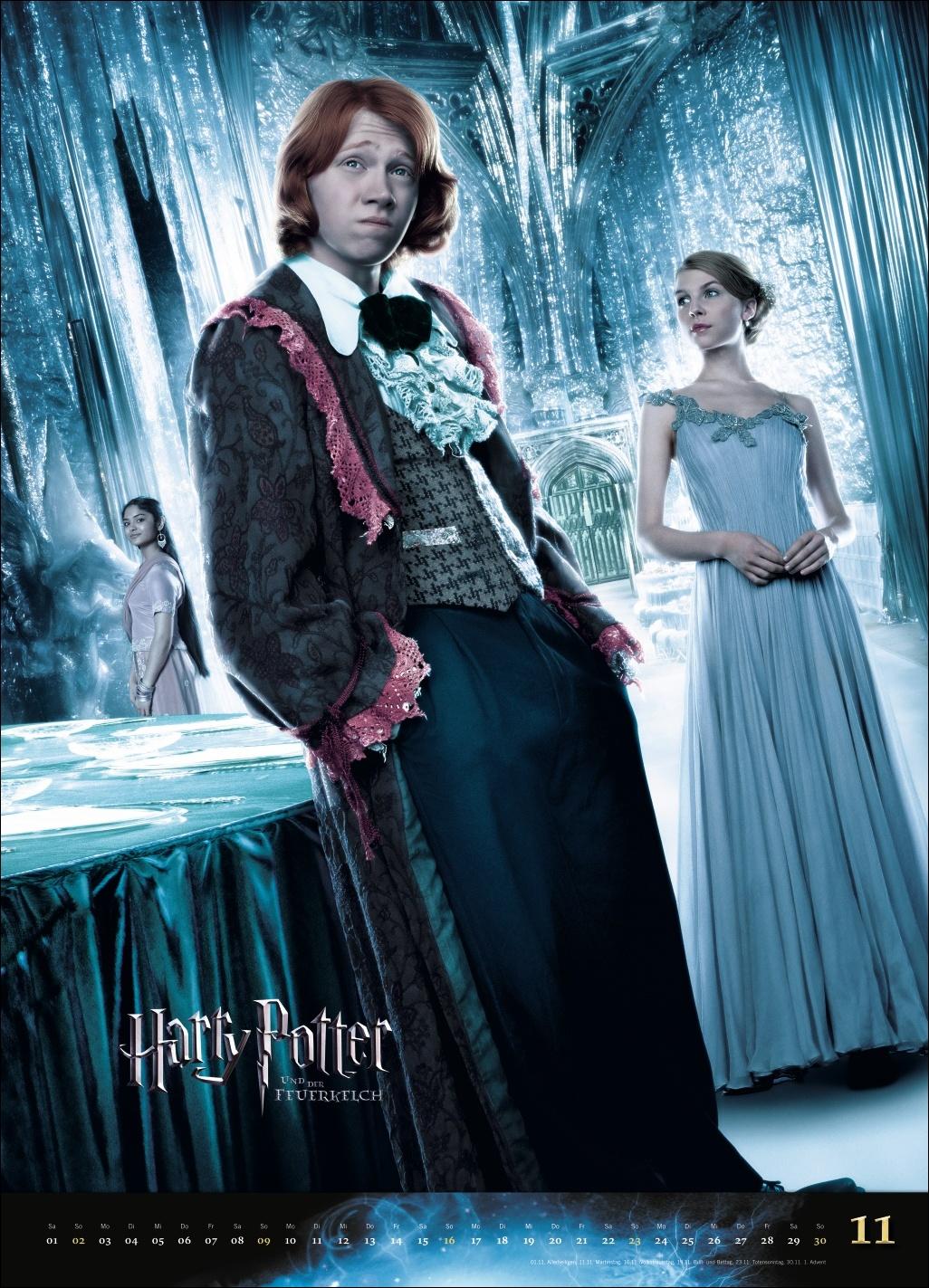 Beispielinhalt (Bild) Harry Potter Filmplakate Edition Kalender 2025