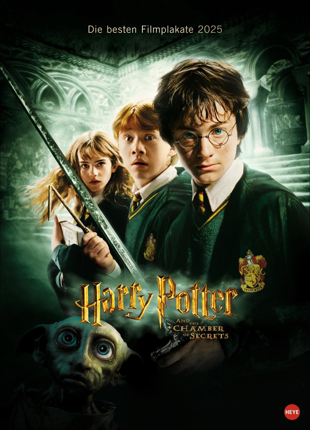 Vorderes Coverbild Harry Potter Filmplakate Edition Kalender 2025
