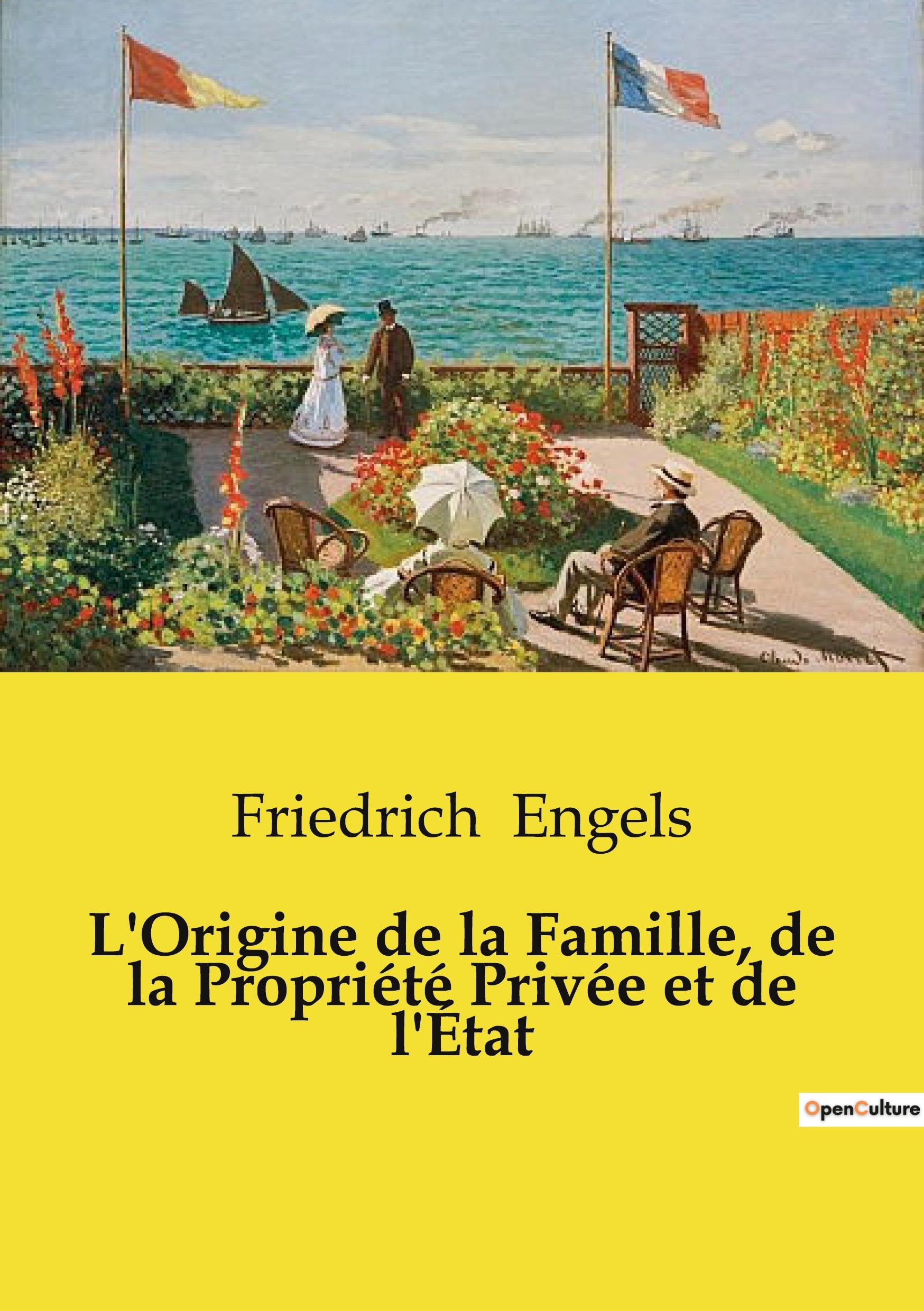 Vorderes Coverbild L'Origine de la Famille, de la Propriété Privée et de l'État