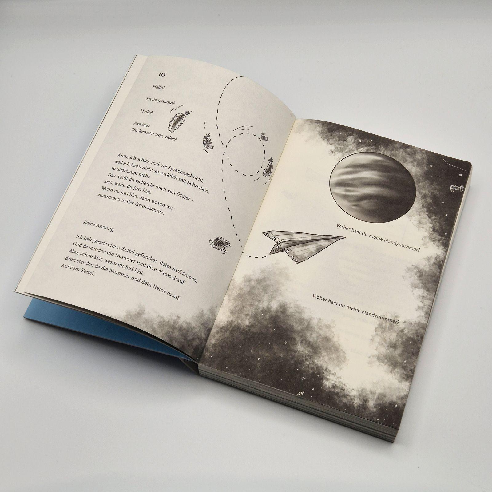 Beispielinhalt (Bild) Und die Welt, sie fliegt hoch