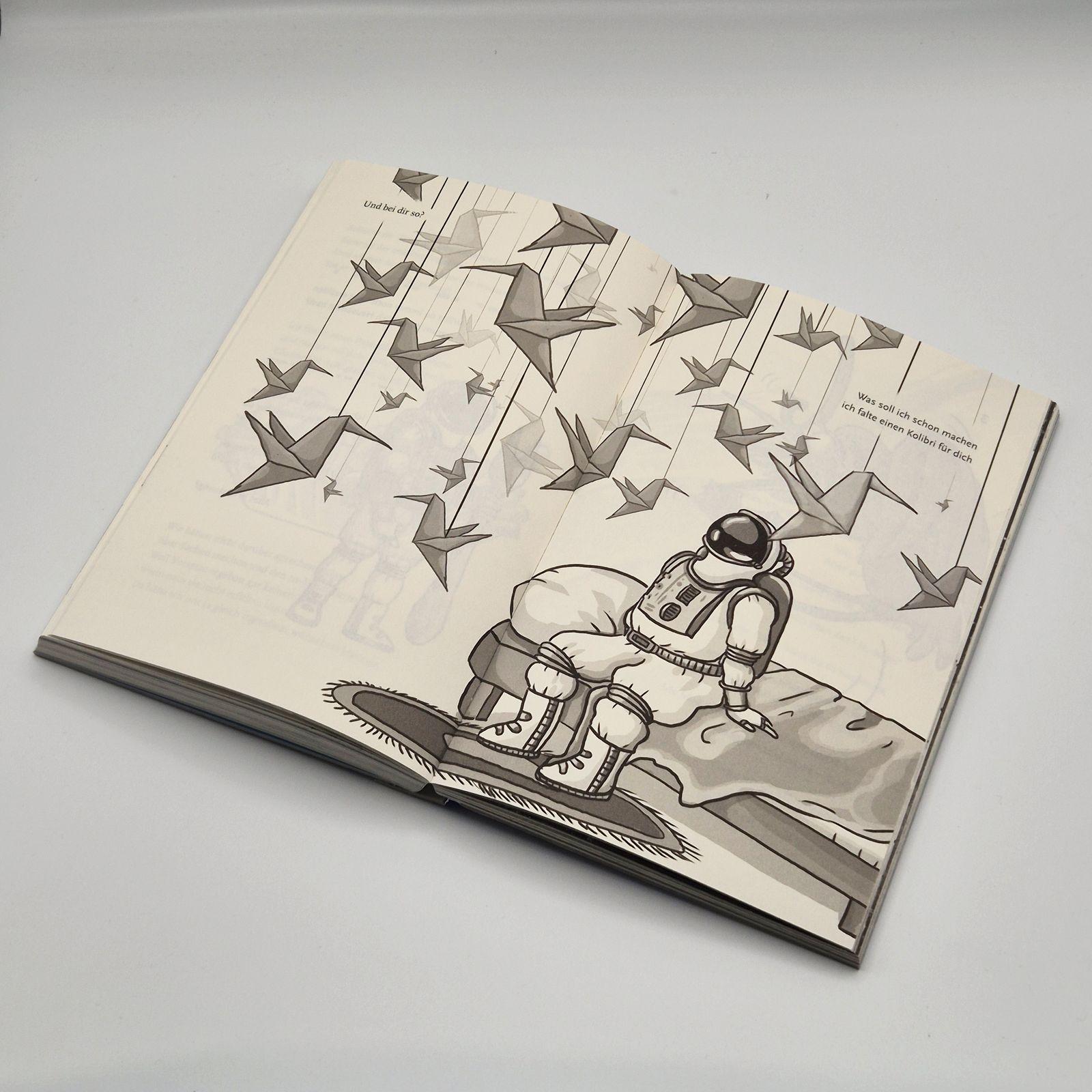 Beispielinhalt (Bild) Und die Welt, sie fliegt hoch