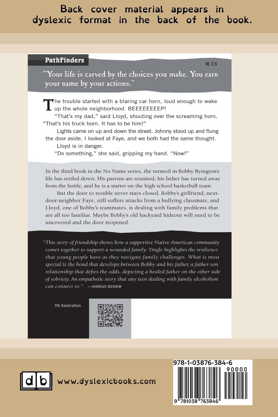 Rückseitencover A Name Earned [Dyslexia-friendly edition]