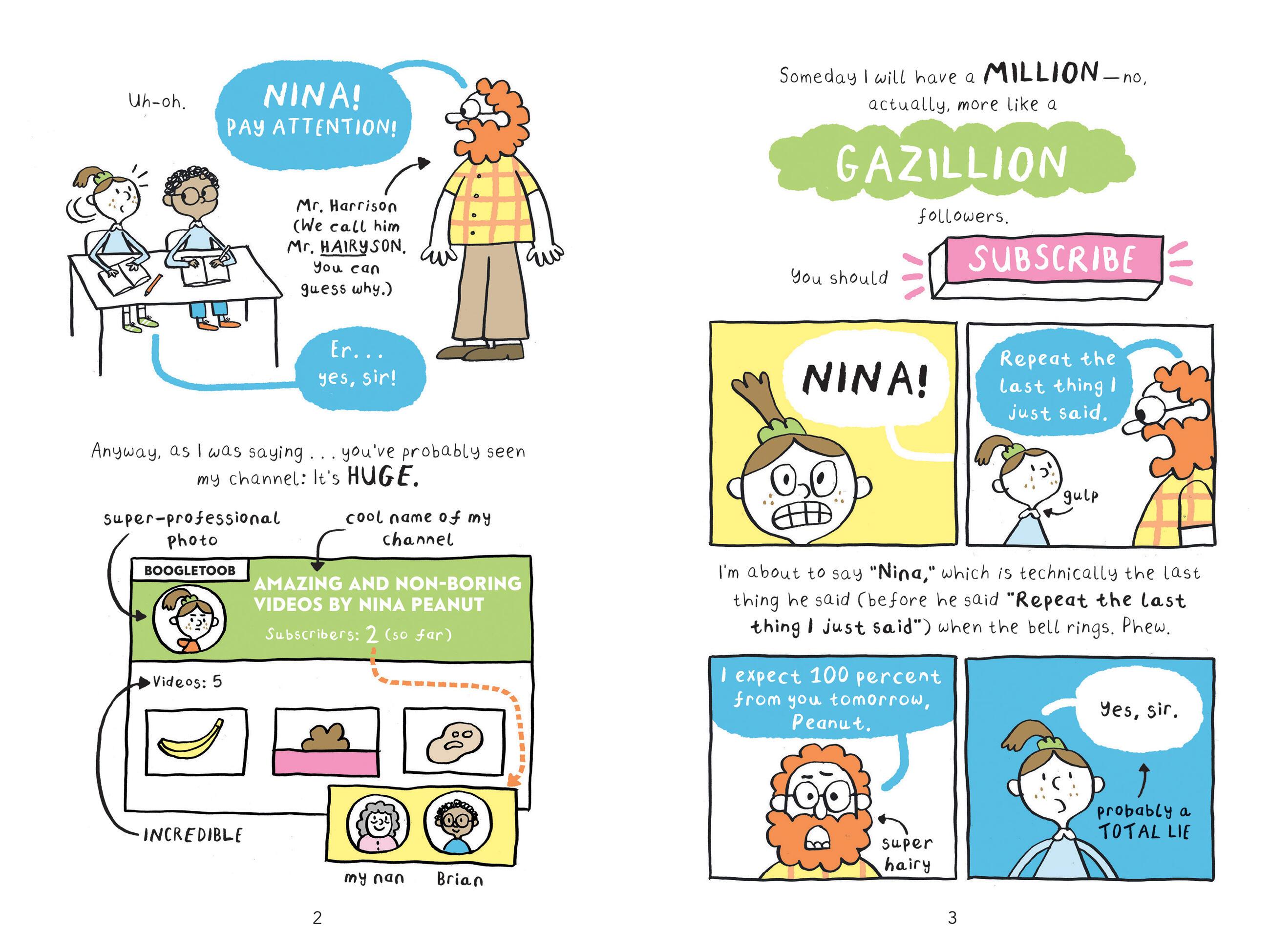 Beispielinhalt (Bild) Nina Peanut: Creative Genius