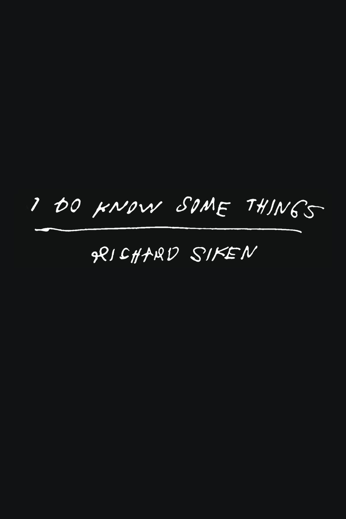 Vorderes Coverbild I Do Know Some Things