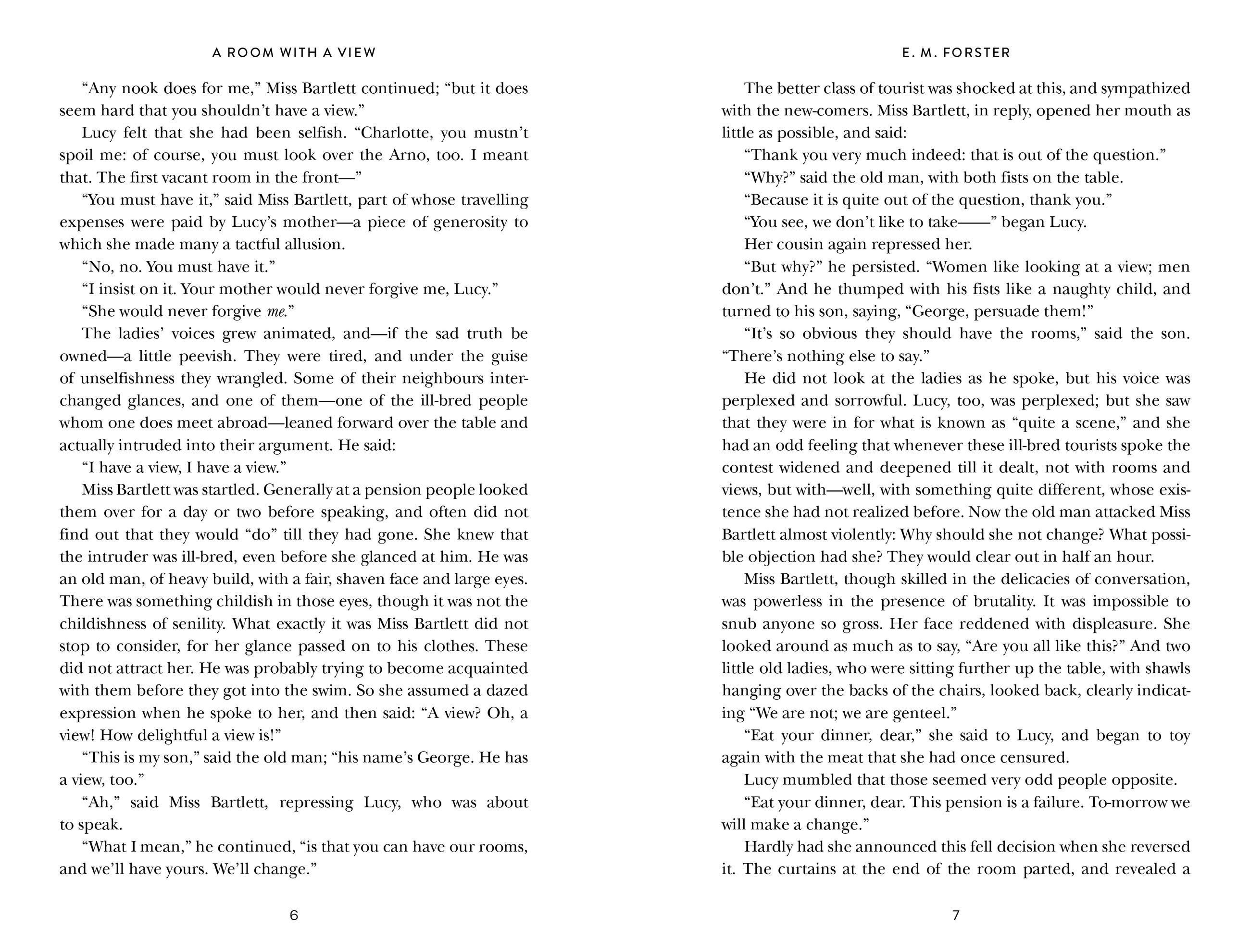 Beispielinhalt (Bild) A Room with a View