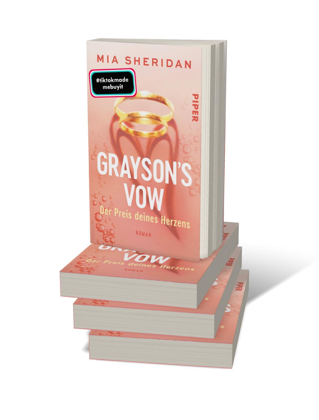 Beispielinhalt (Bild) Grayson's Vow. Der Preis deines Herzens