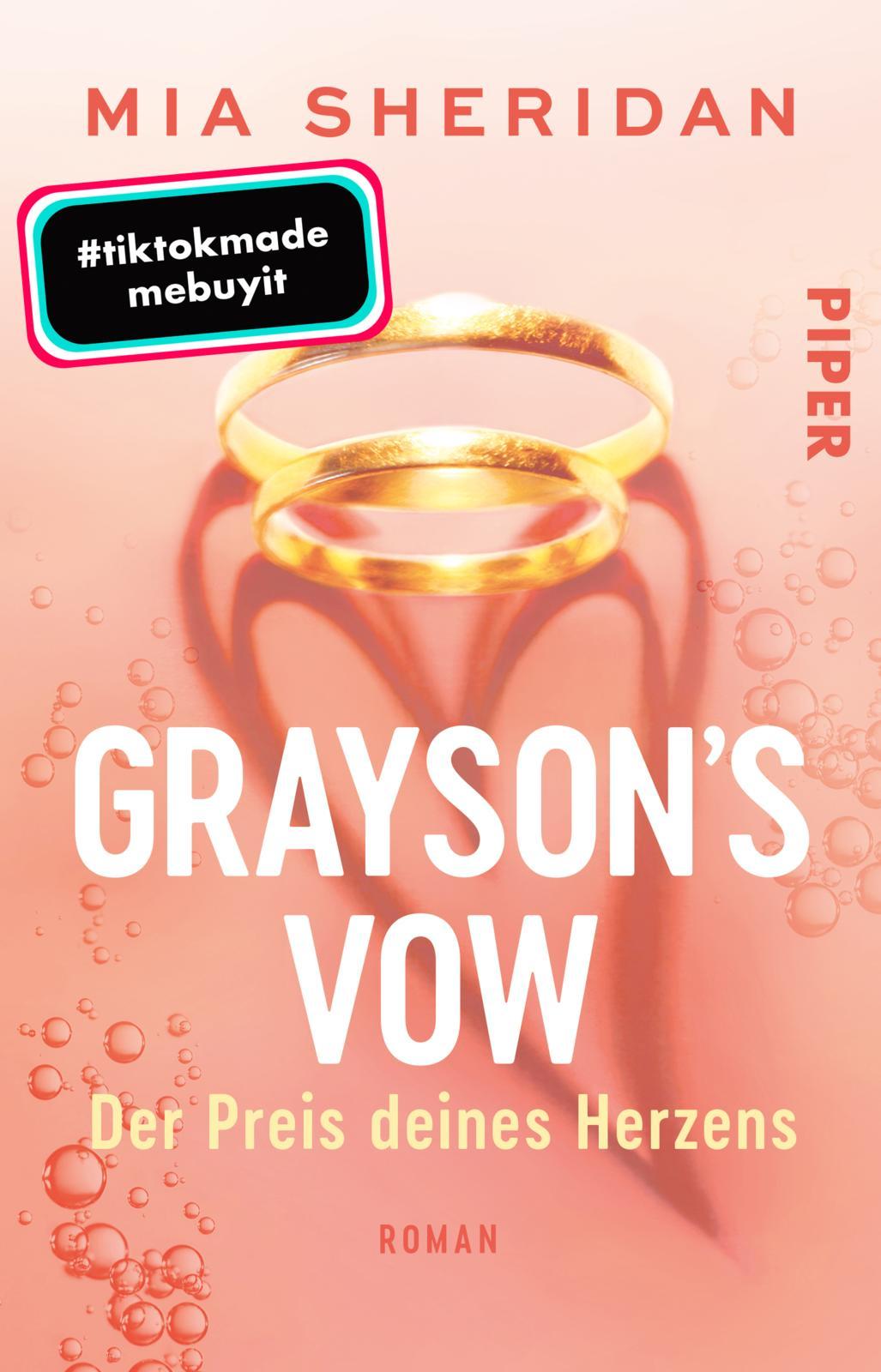 Vorderes Coverbild Grayson's Vow. Der Preis deines Herzens