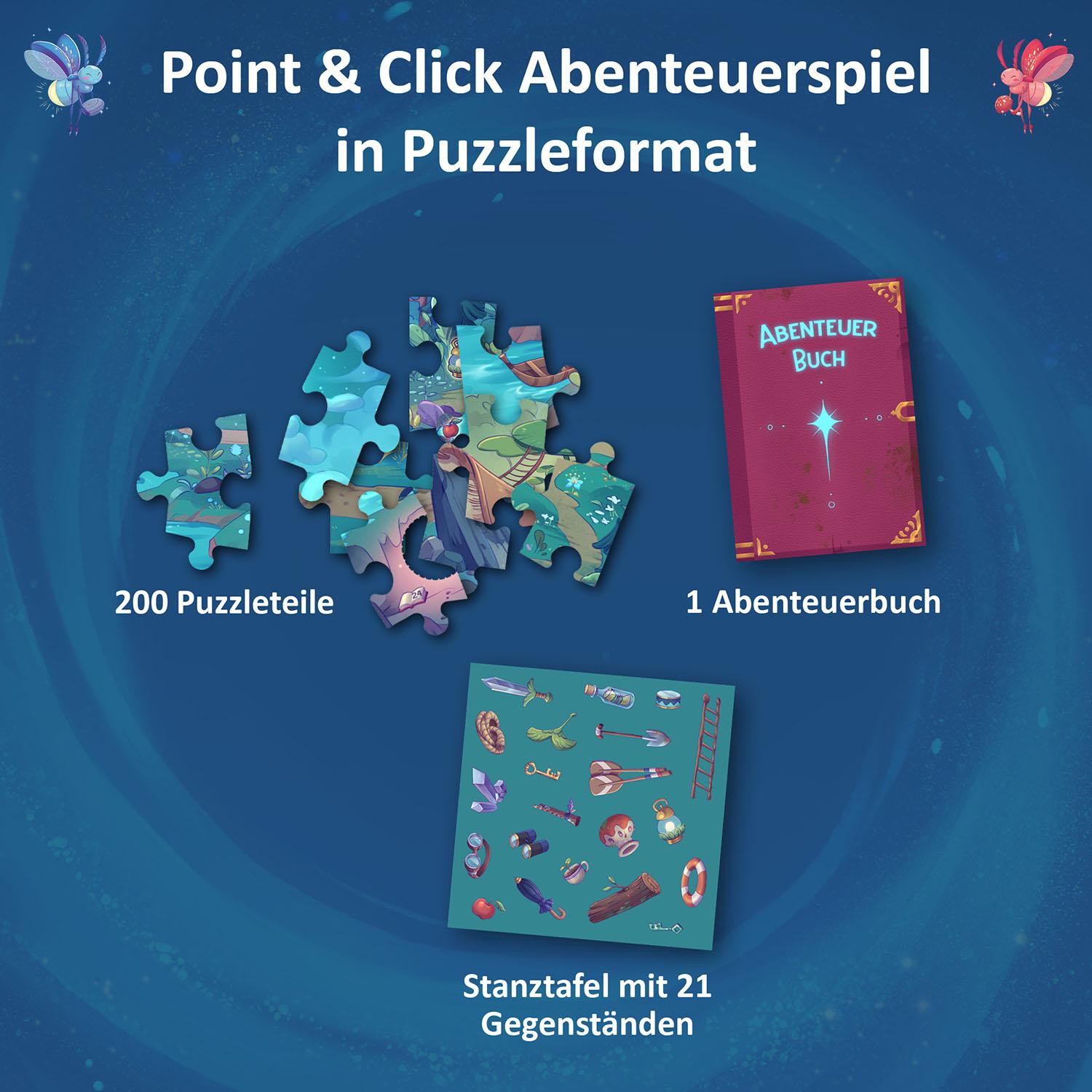 Beispielinhalt (Bild) Adventure Puzzle: Das Licht im Zauberwald
