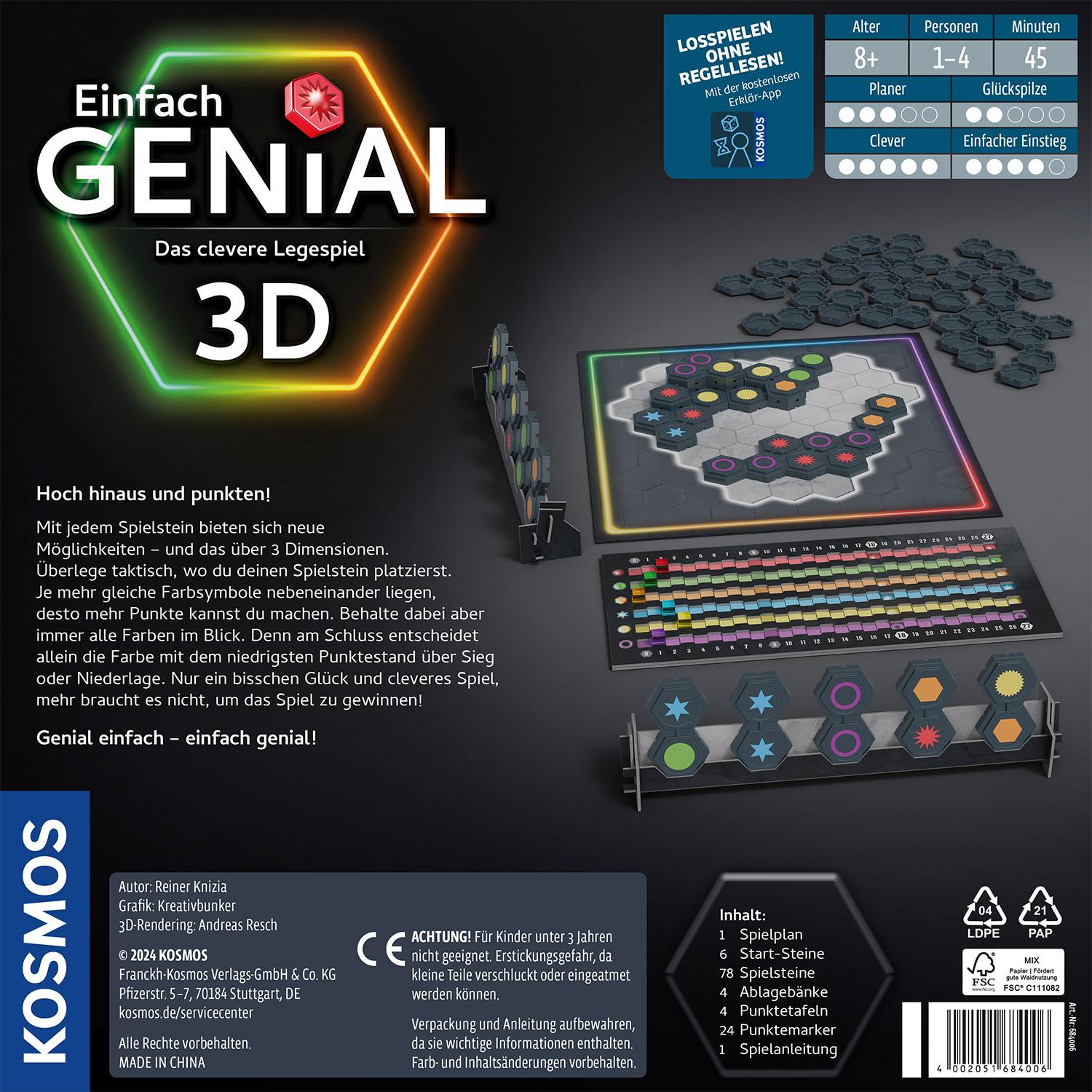 Rückseitencover Einfach Genial 3D