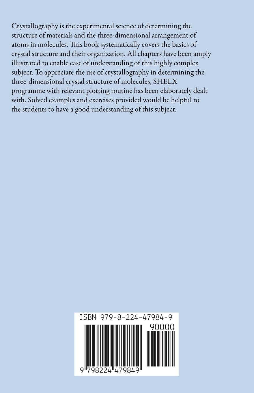 Rückseitencover Elementary Crystallography