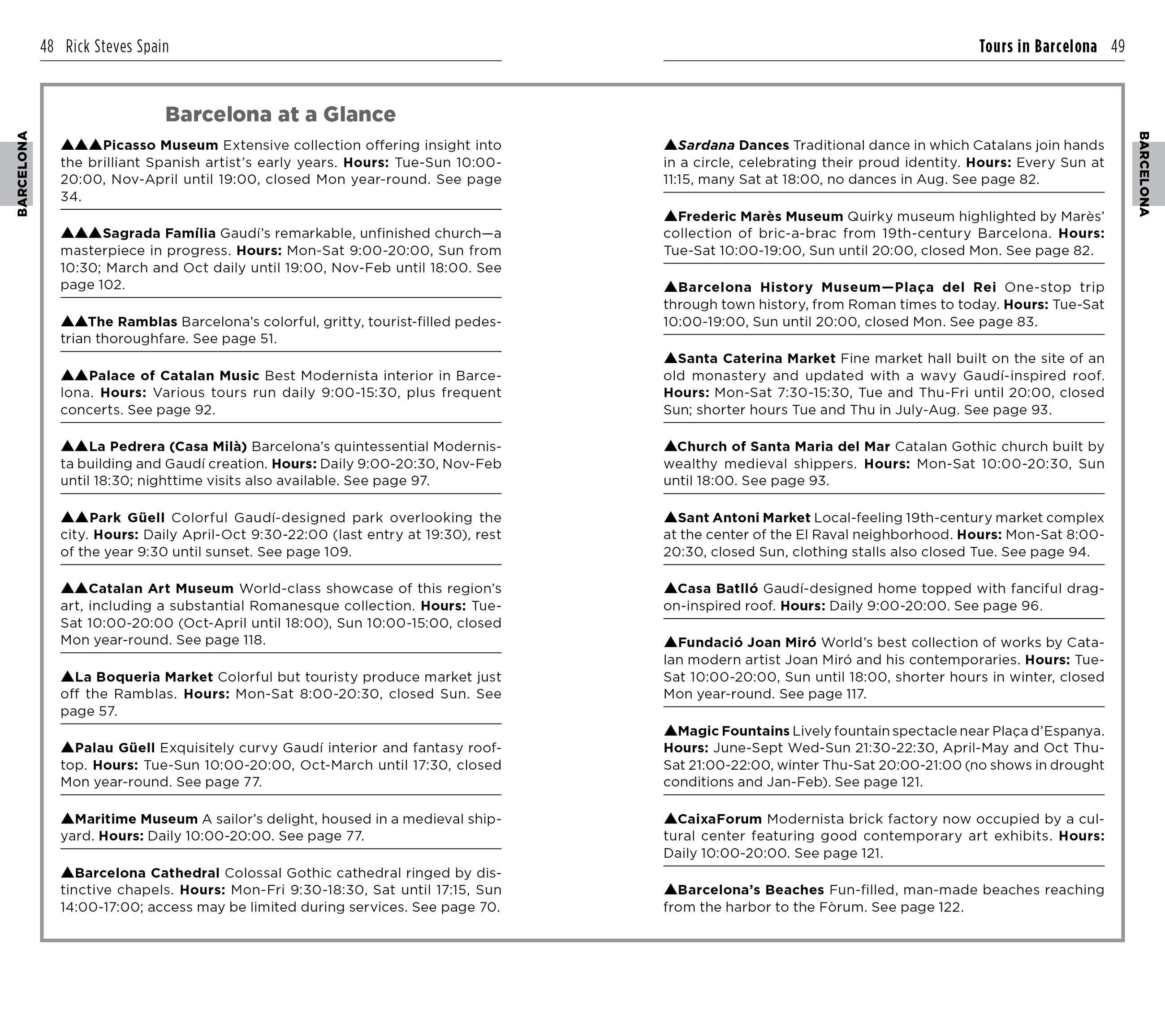 Beispielinhalt (Bild) Rick Steves Spain