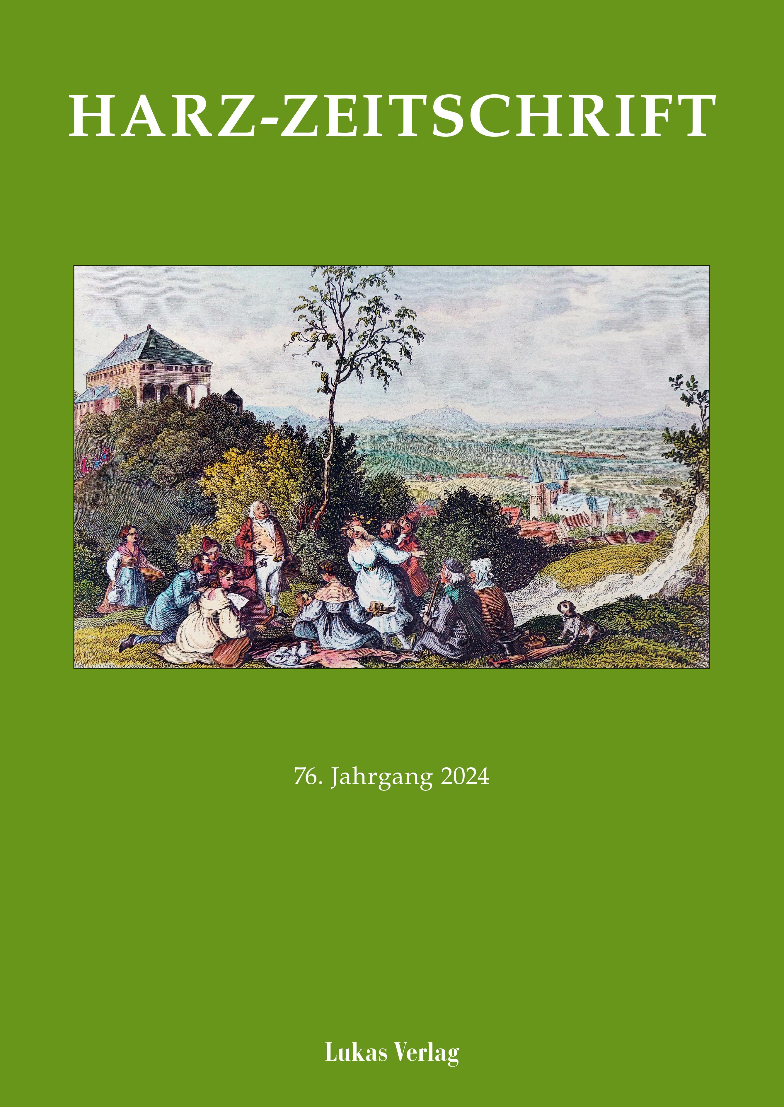 Vorderes Coverbild Harz-Zeitschrift für den Harz-Verein für Geschichte und Altertumskunde / Harz-Zeitschrift