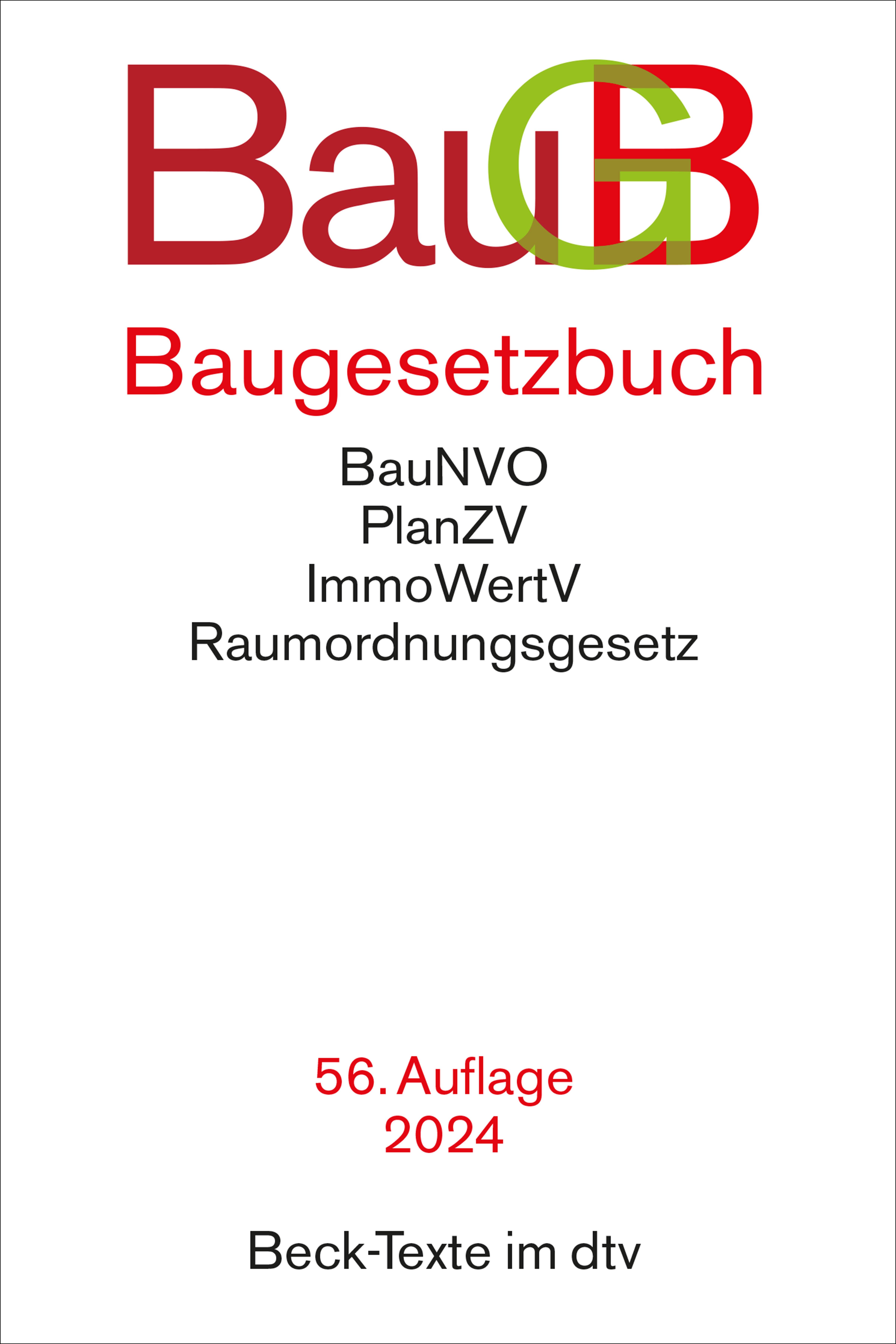 Vorderes Coverbild Baugesetzbuch. BauGB