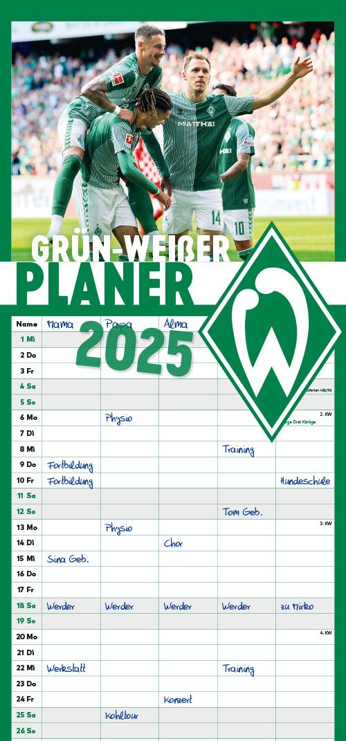 Vorderes Coverbild grün-weißer Planer 2025