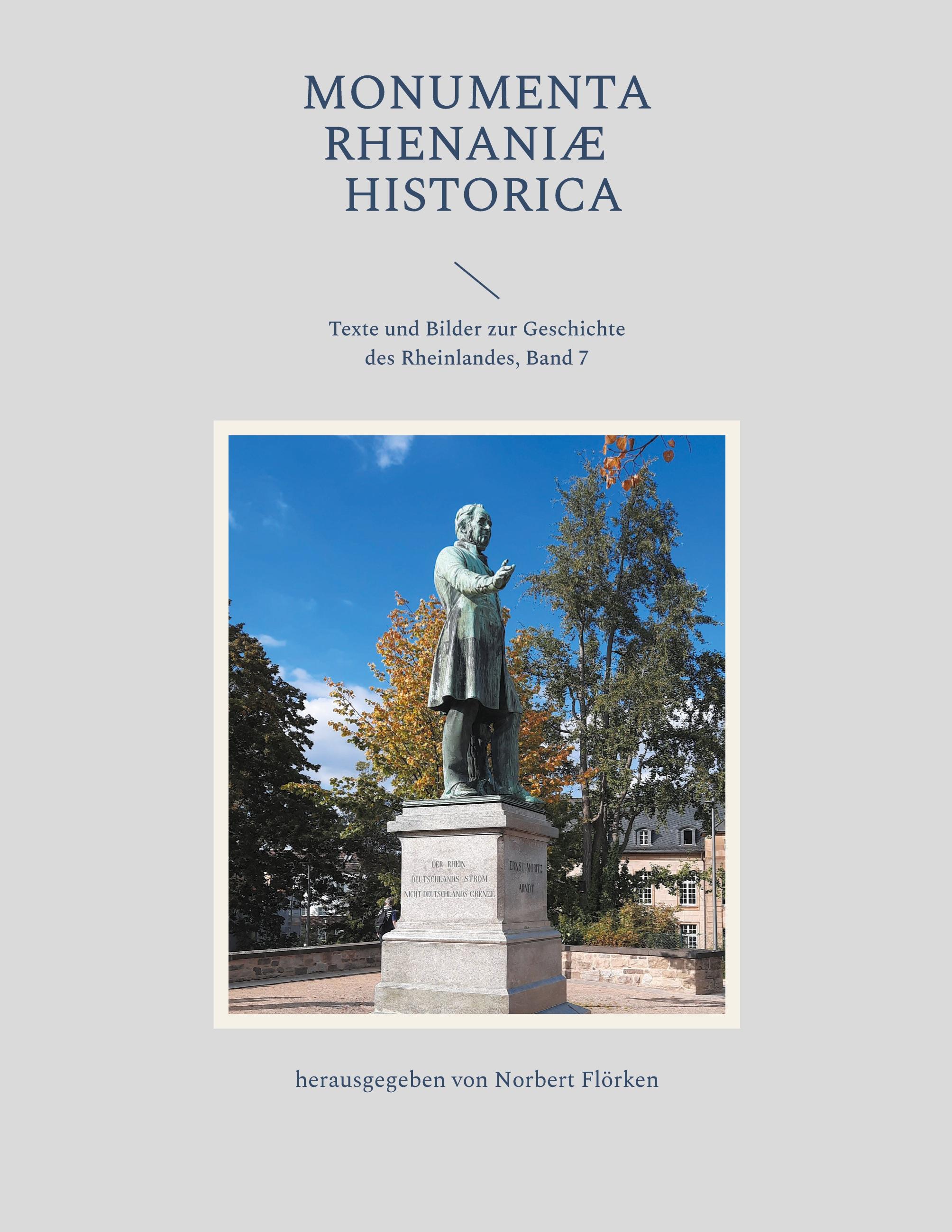 Vorderes Coverbild Monumenta Rhenaniae Historica